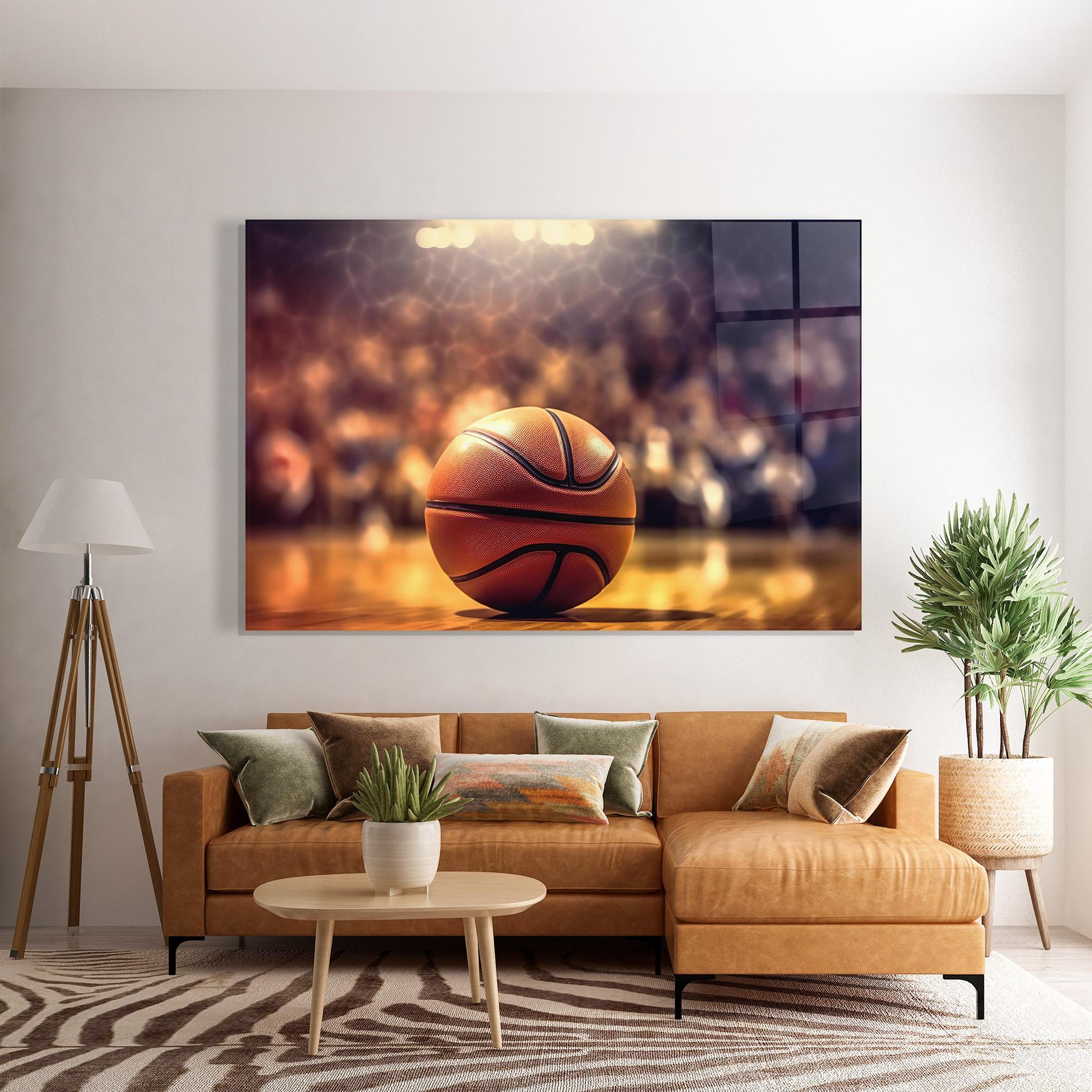 Glasbild Basketball Arena mockup 7