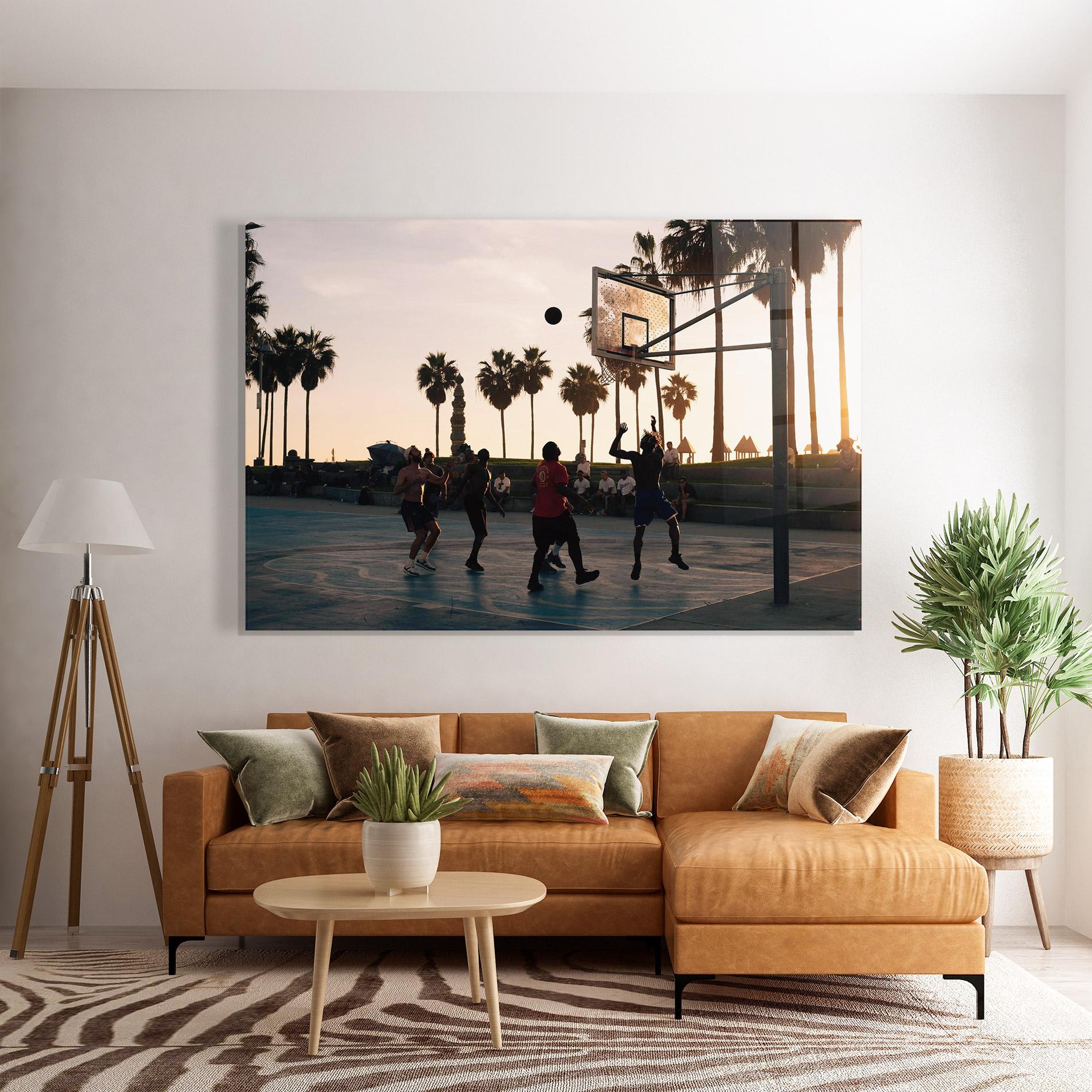 Glasbild Basketball Friends mockup 7