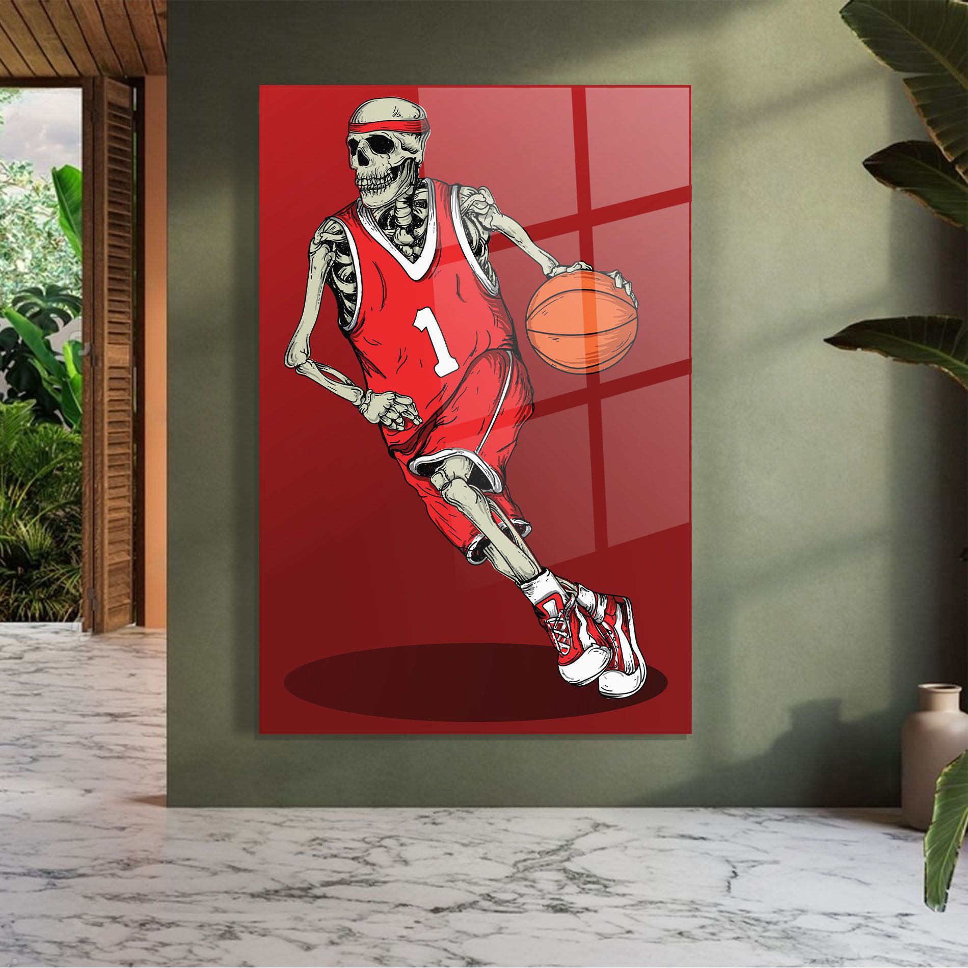 Basketball Skull mockup 7