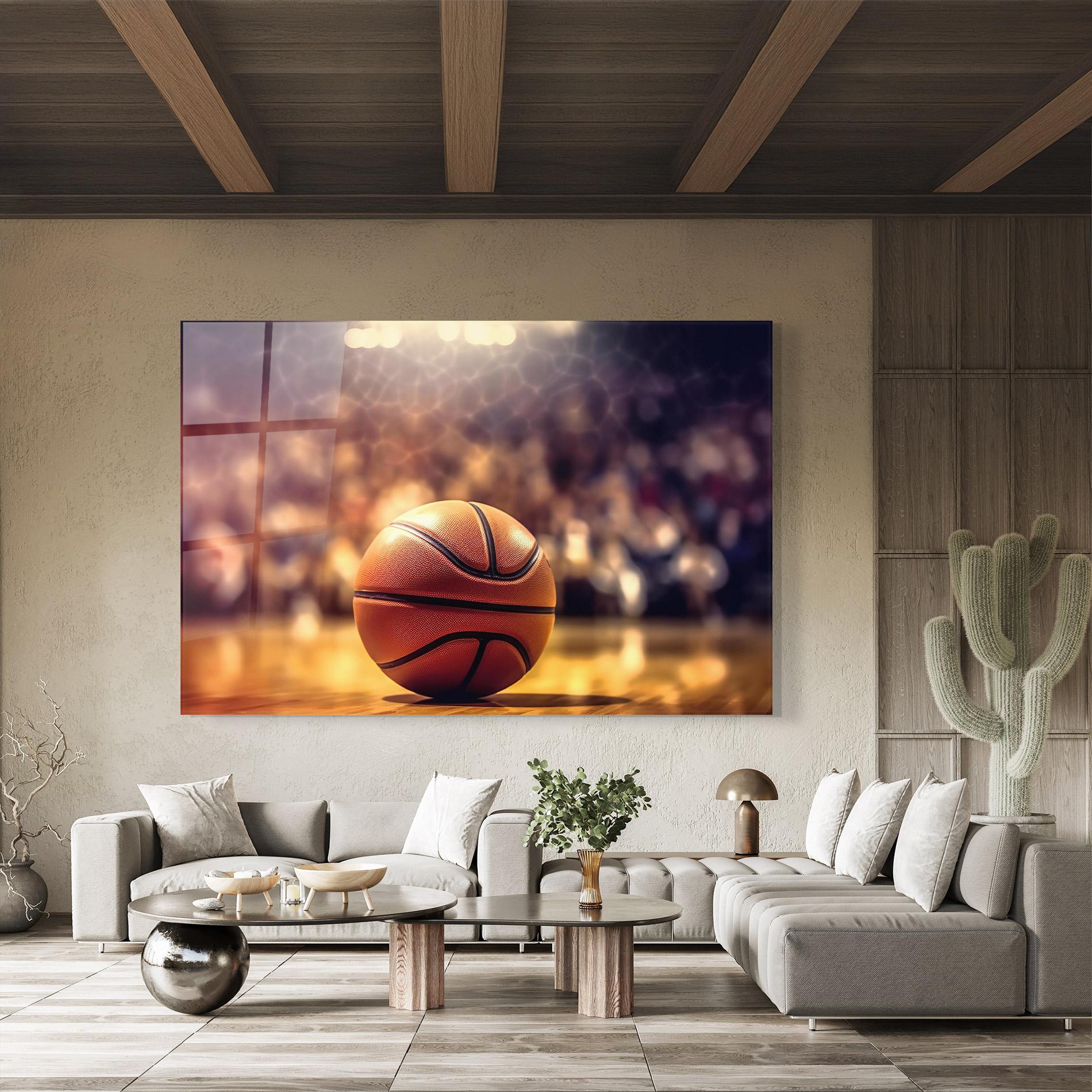 Glasbild Basketball Arena mockup 8
