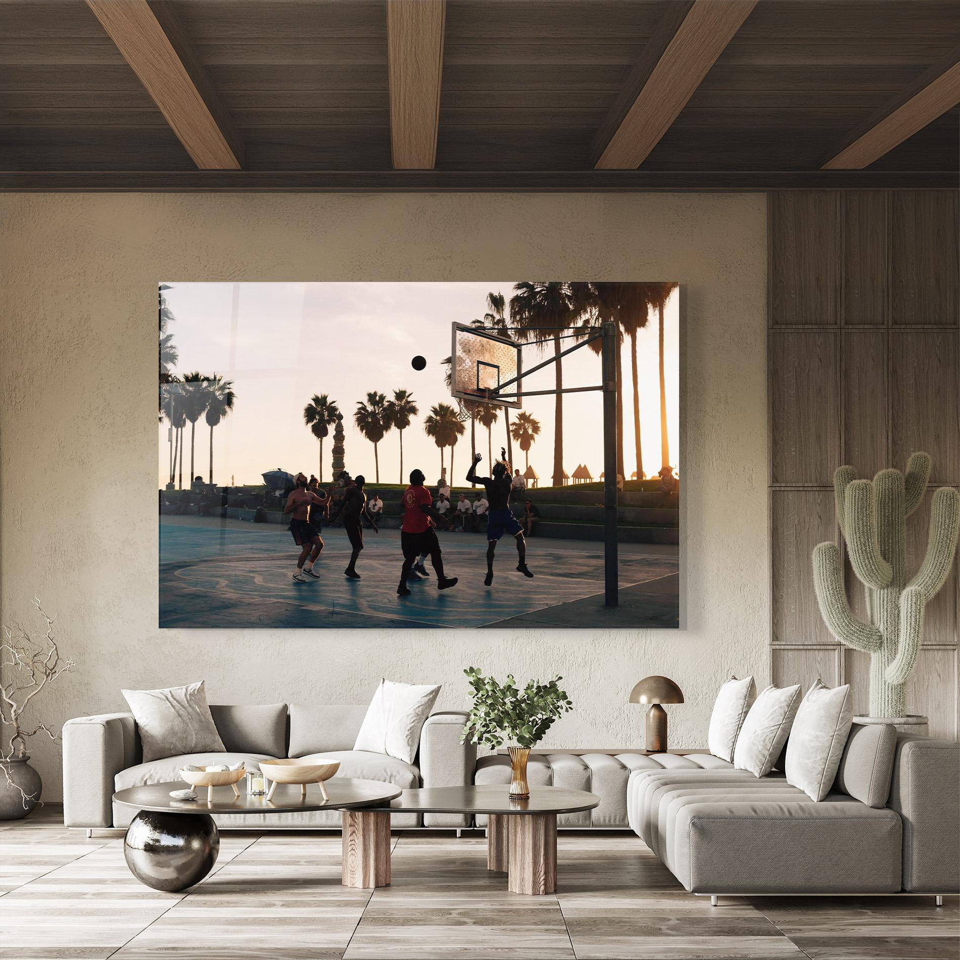 Glasbild Basketball Friends mockup 8