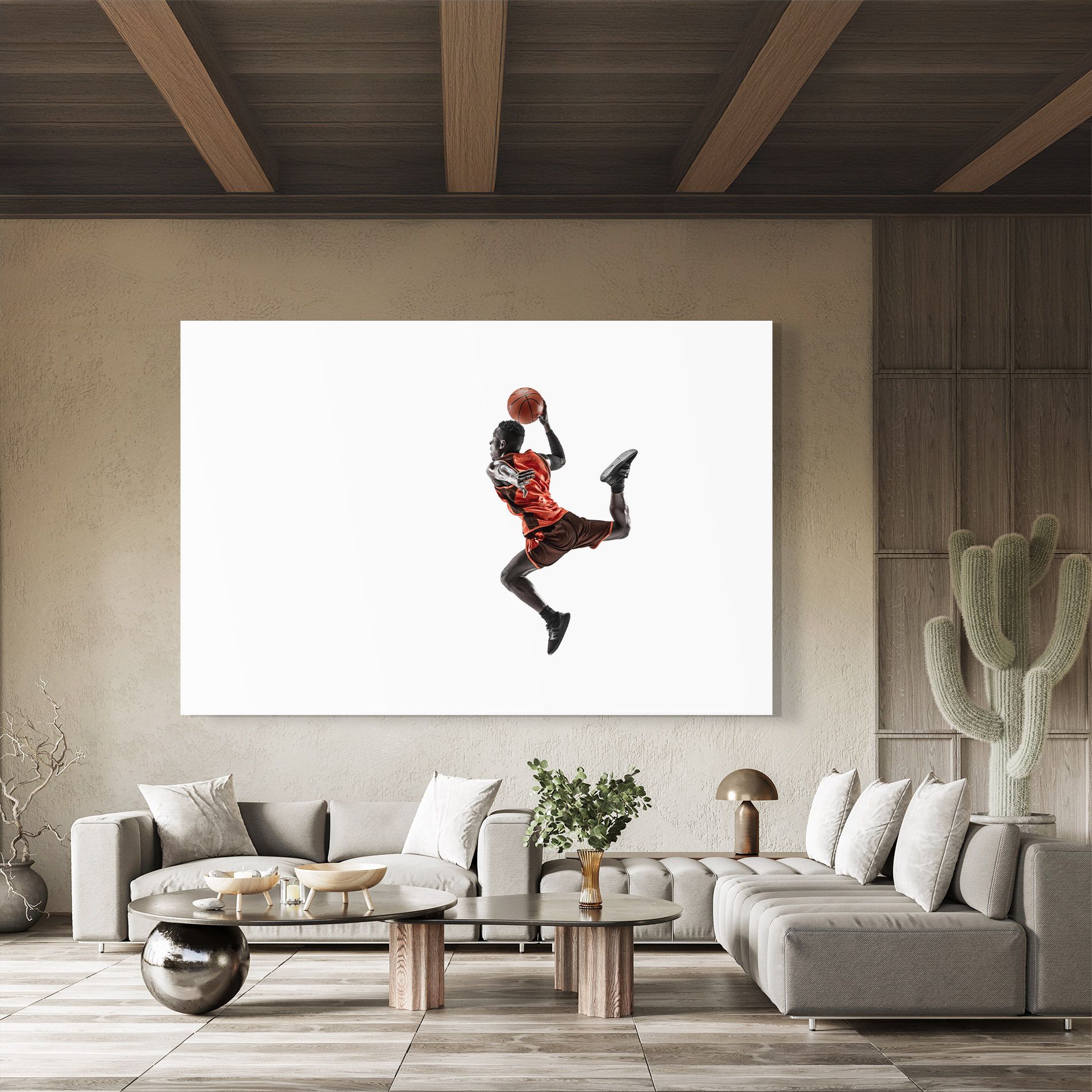 Basketball Player Flying mockup 8