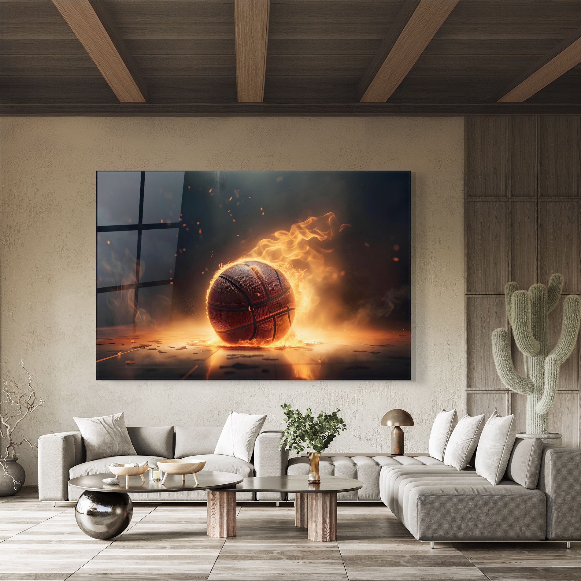 Fire Basketball mockup 8