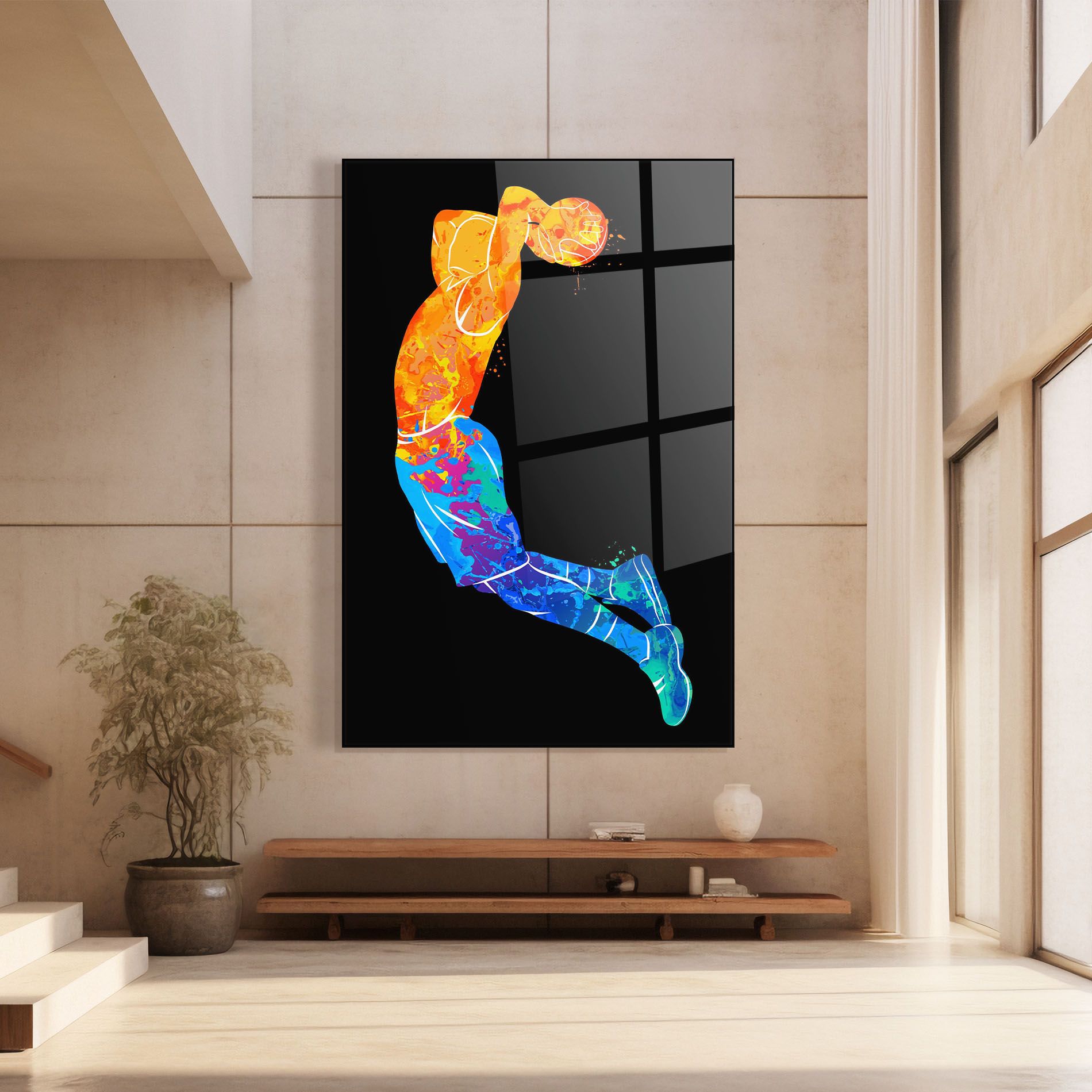 Blue Orange Basket mockup 8