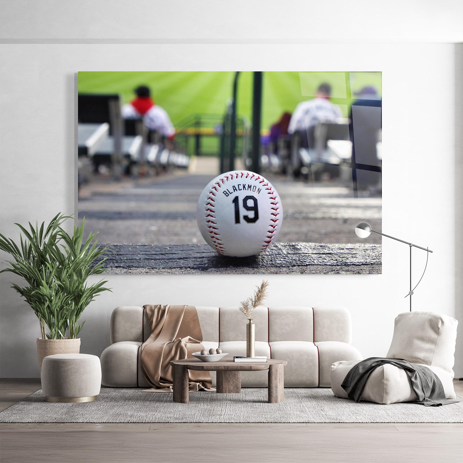 Glasbild Baseball Nr 19 mockup 9