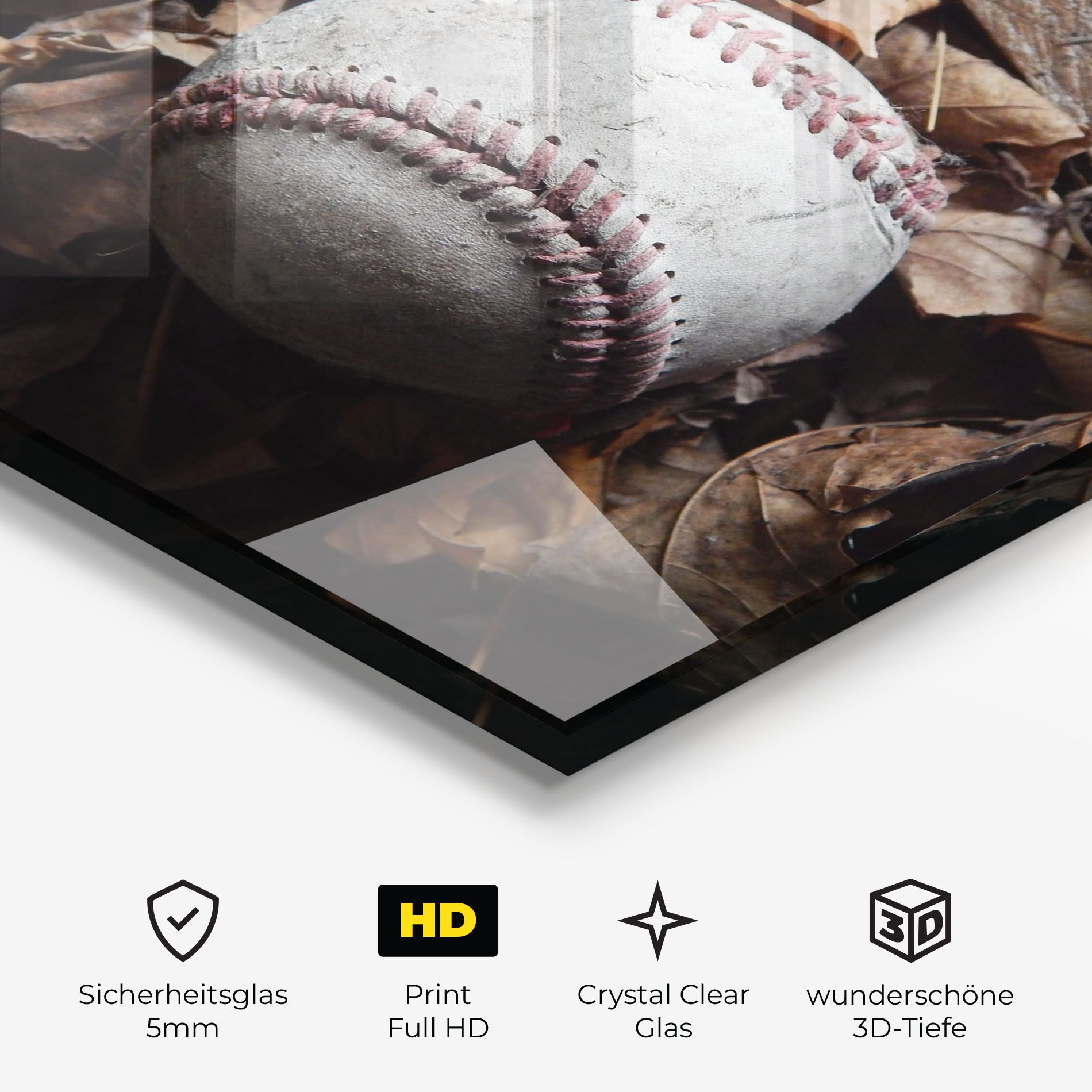 Autumn Baseball Ball mockup 3
