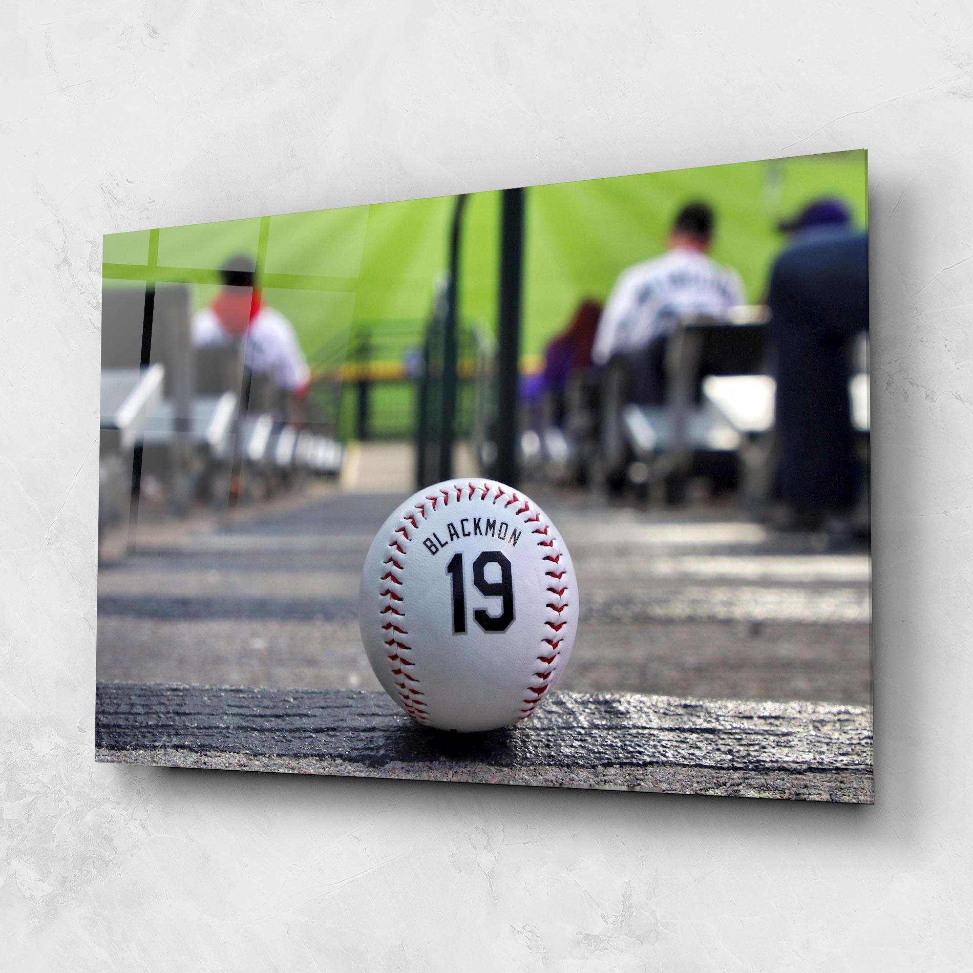 Glasbild Baseball Nr 19 mockup 1