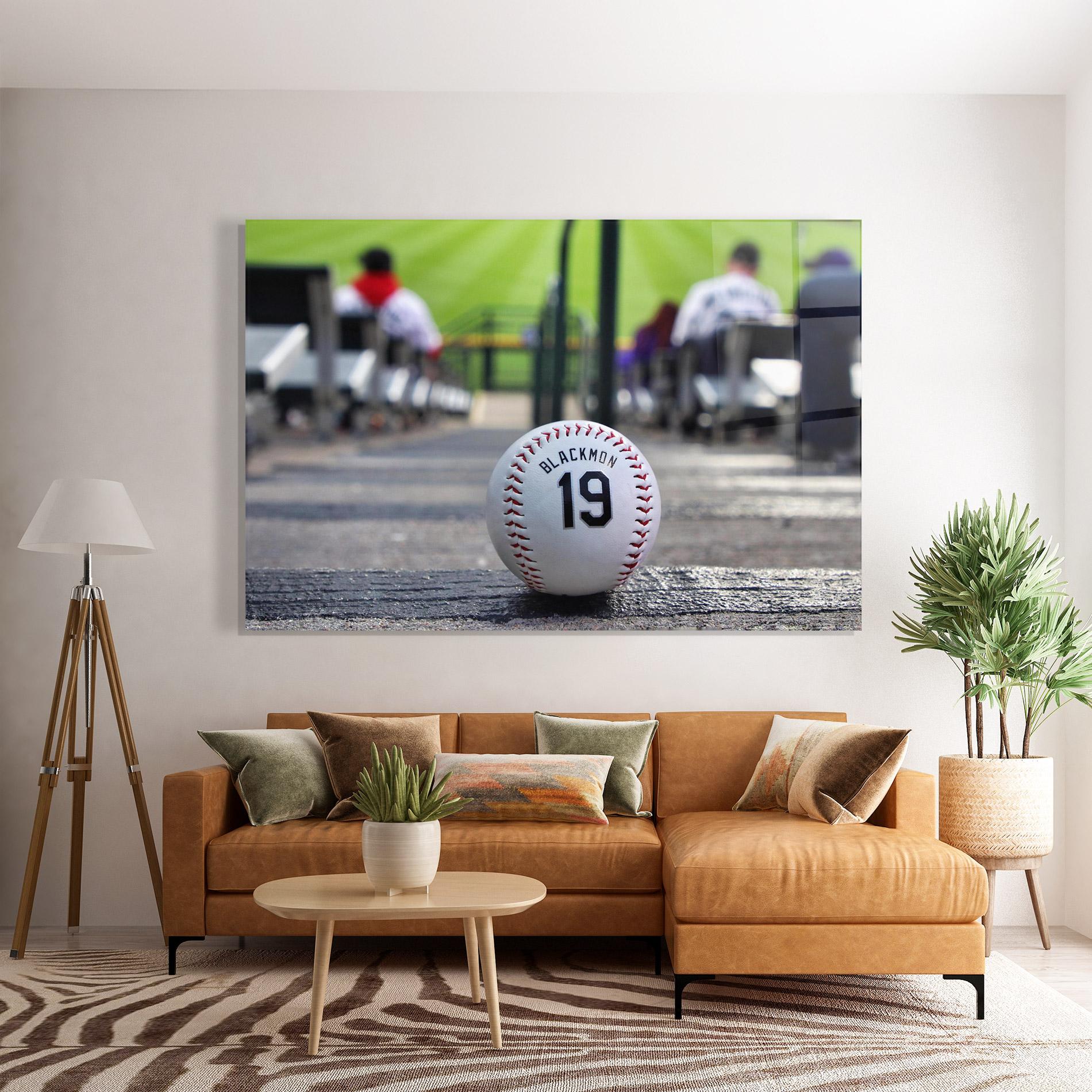 Glasbild Baseball Nr 19 mockup 7