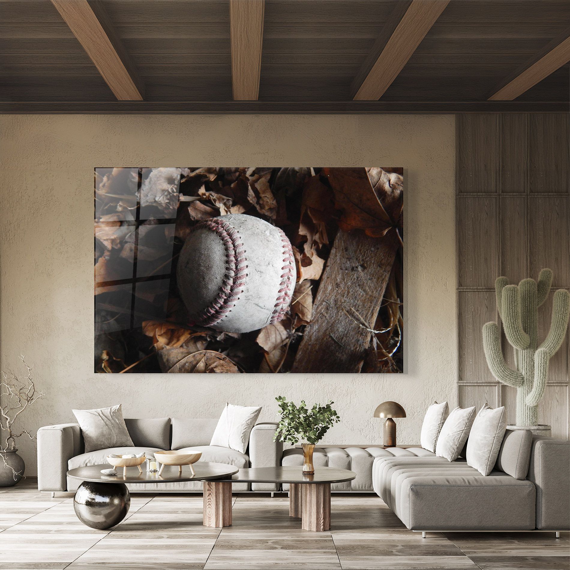 Autumn Baseball Ball mockup 8