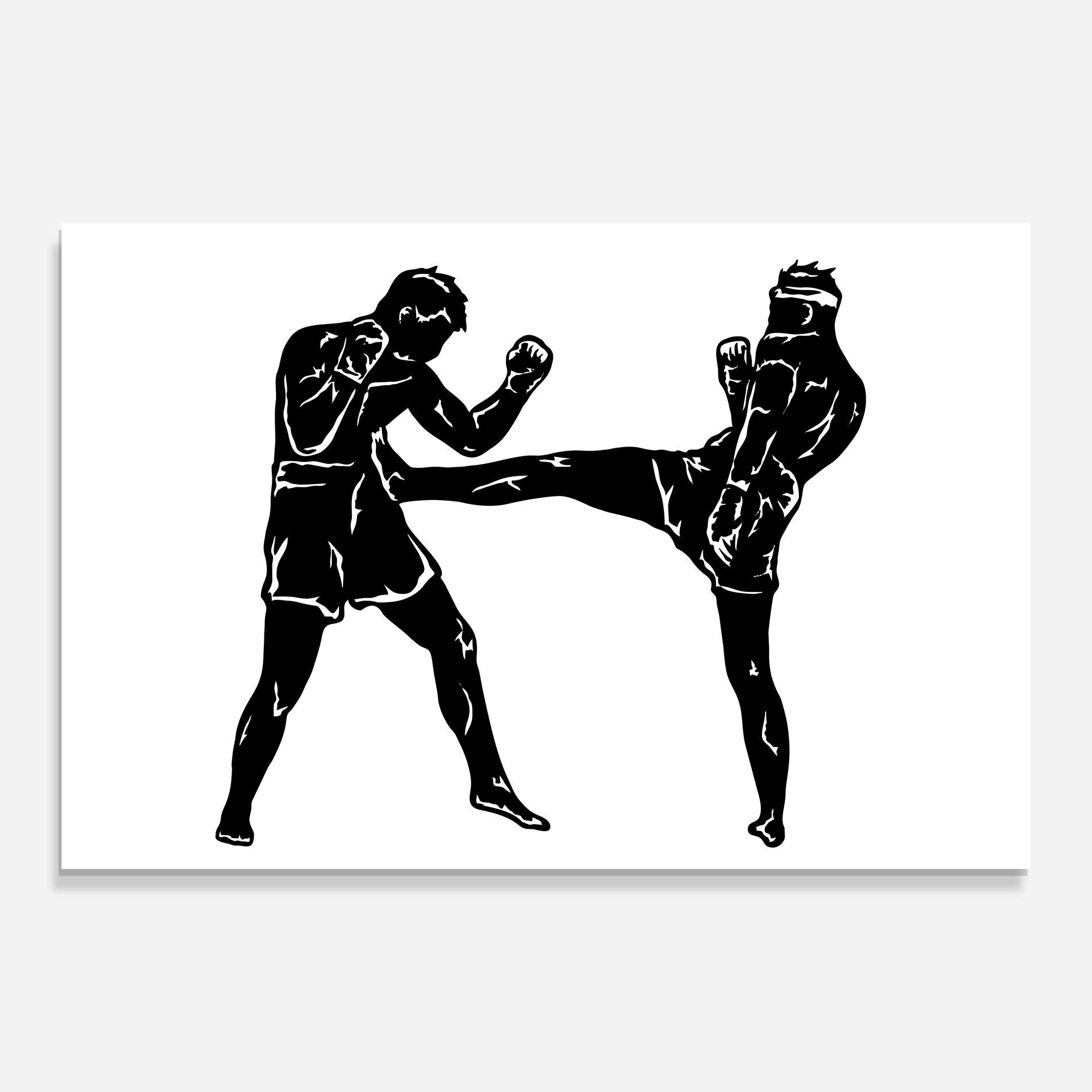 Glasbild Box Fight Move mockup 0