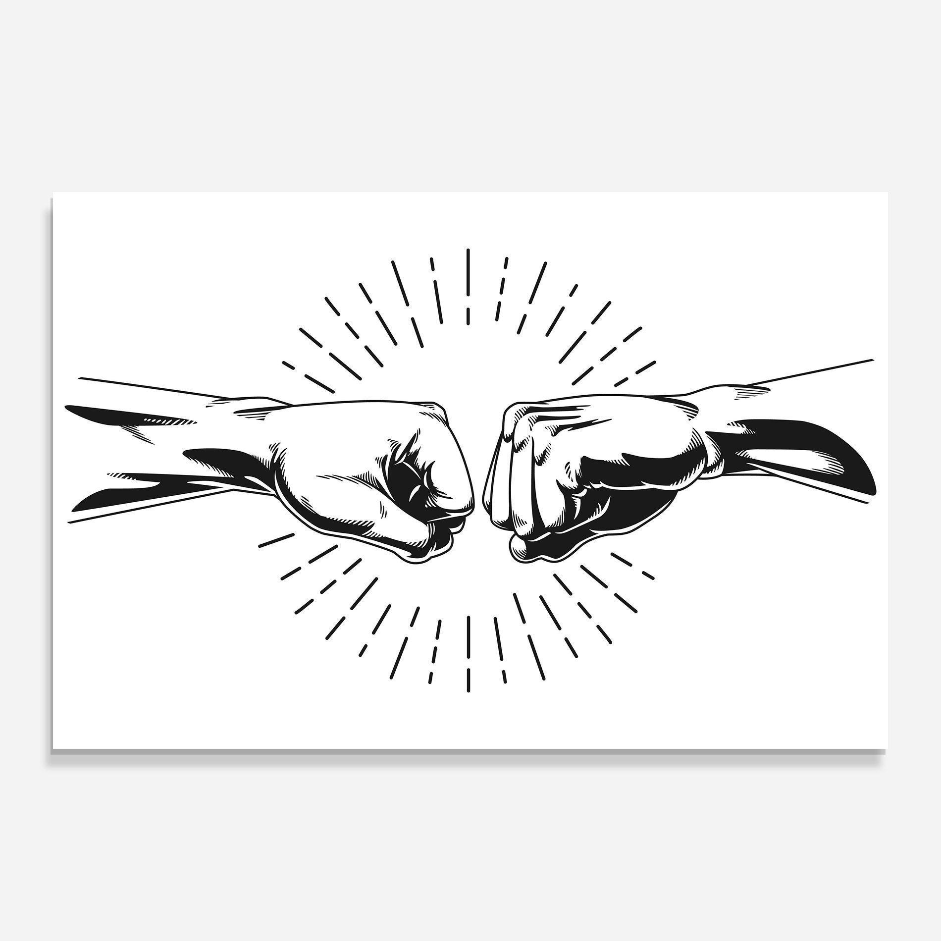 White Handshake Box mockup 0