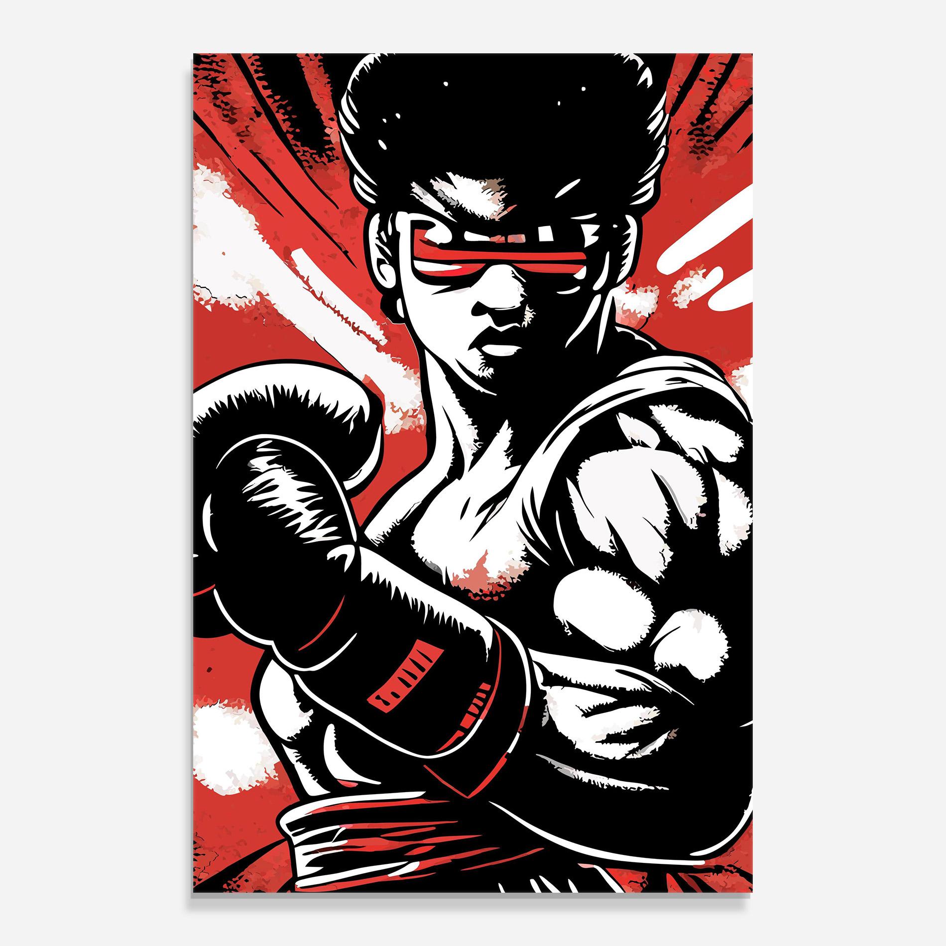 Glasbild Video Game Box mockup 0