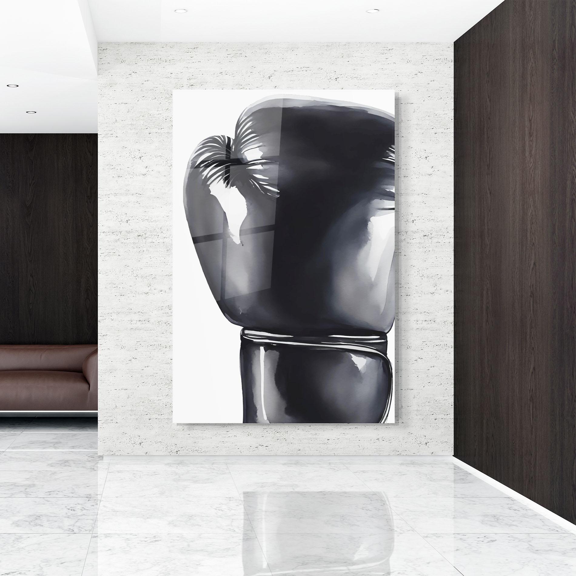 Glasbild Black Box Glove mockup 9