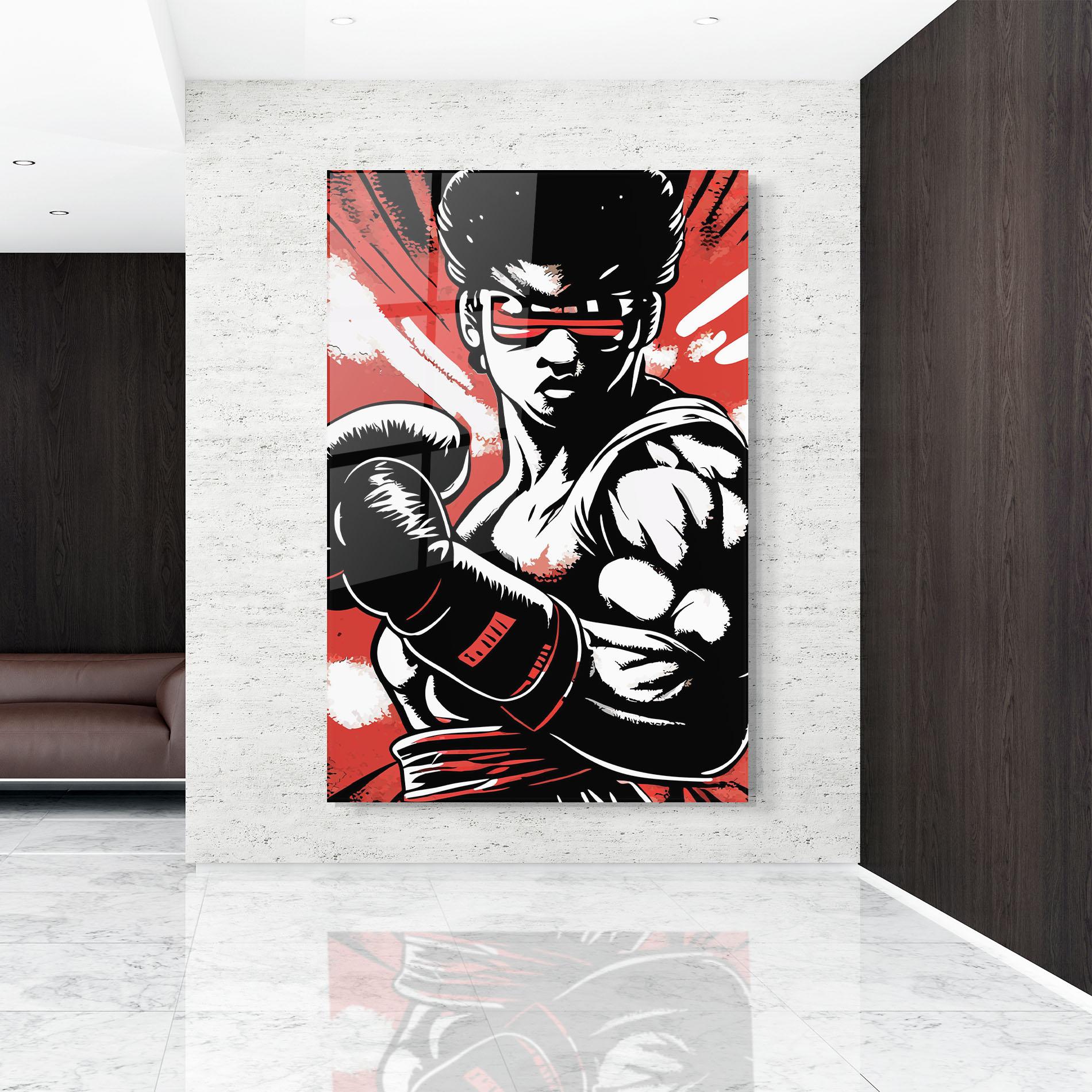 Glasbild Video Game Box mockup 9