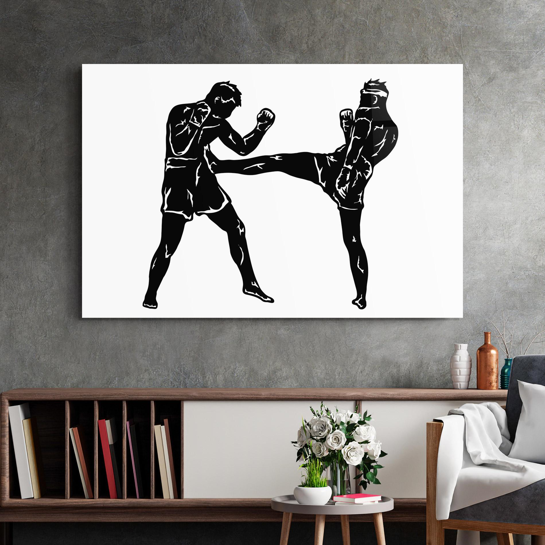 Glasbild Box Fight Move mockup 2