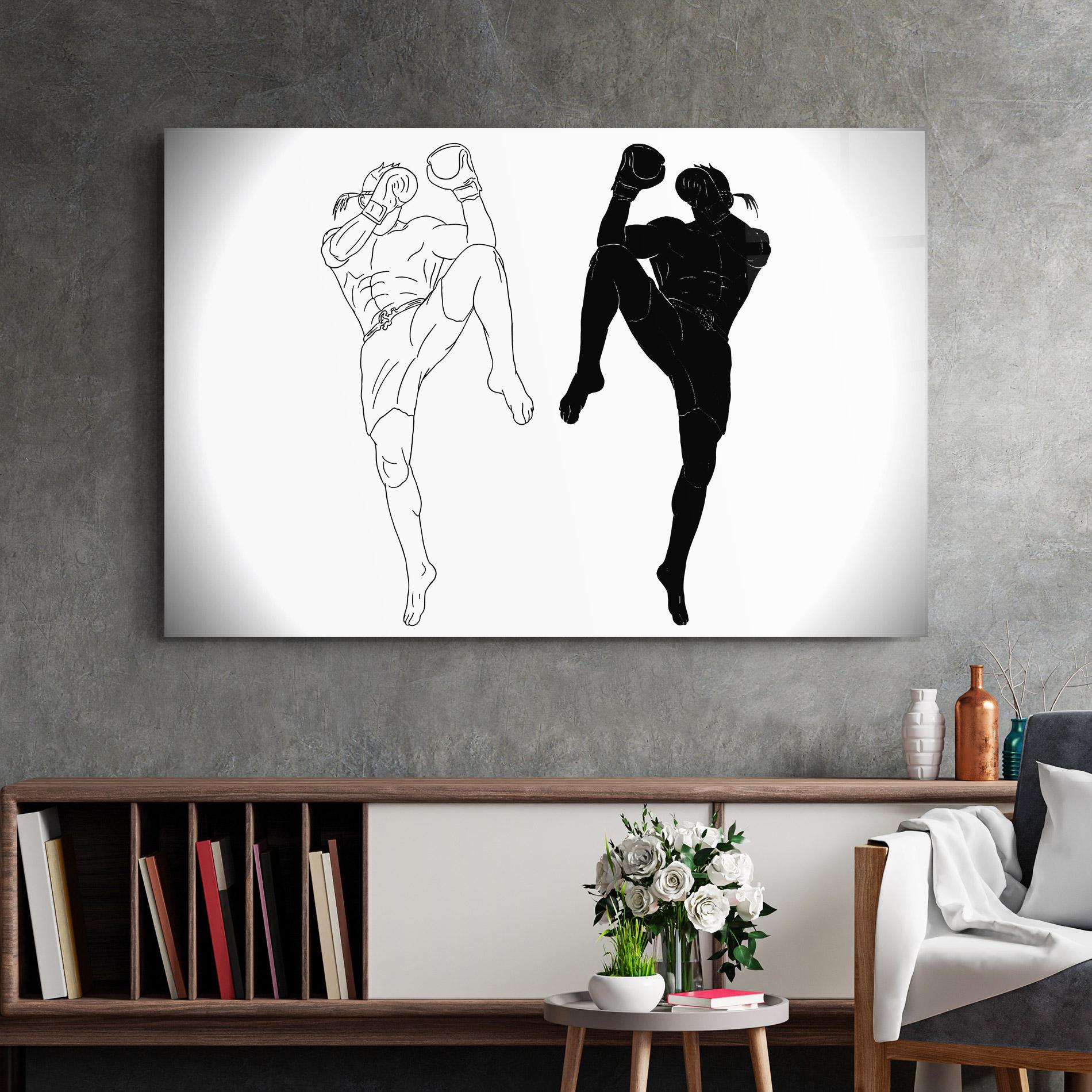 Glasbild Box Kungfu mockup 2