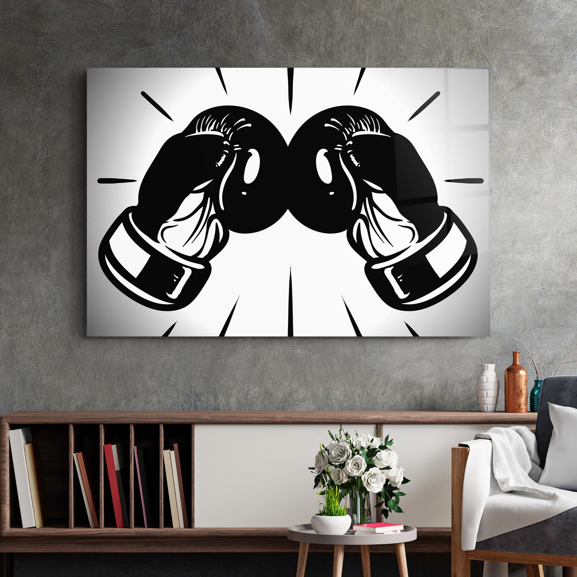 Boxing Gloves Line mockup 2