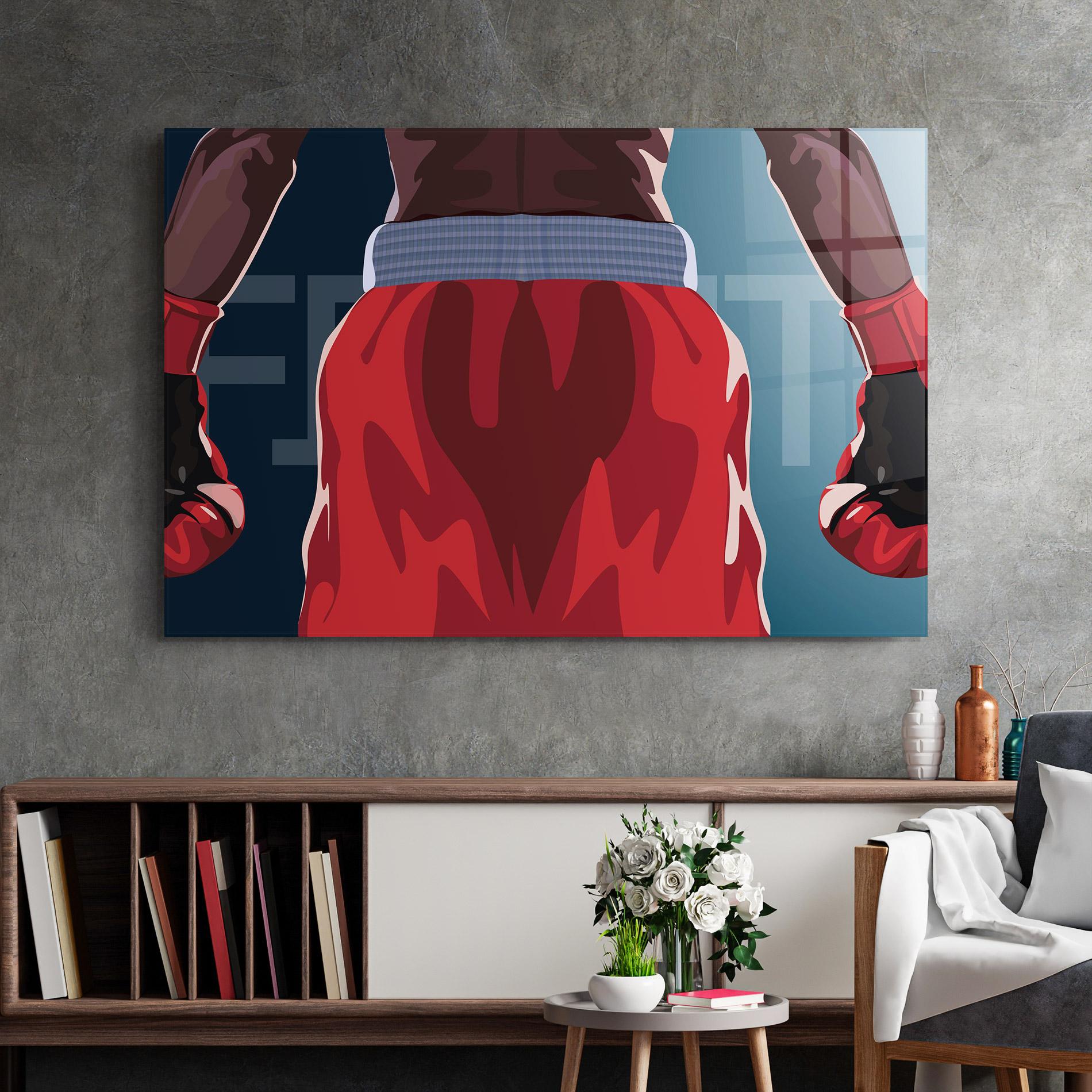 Glasbild Fight Box mockup 2