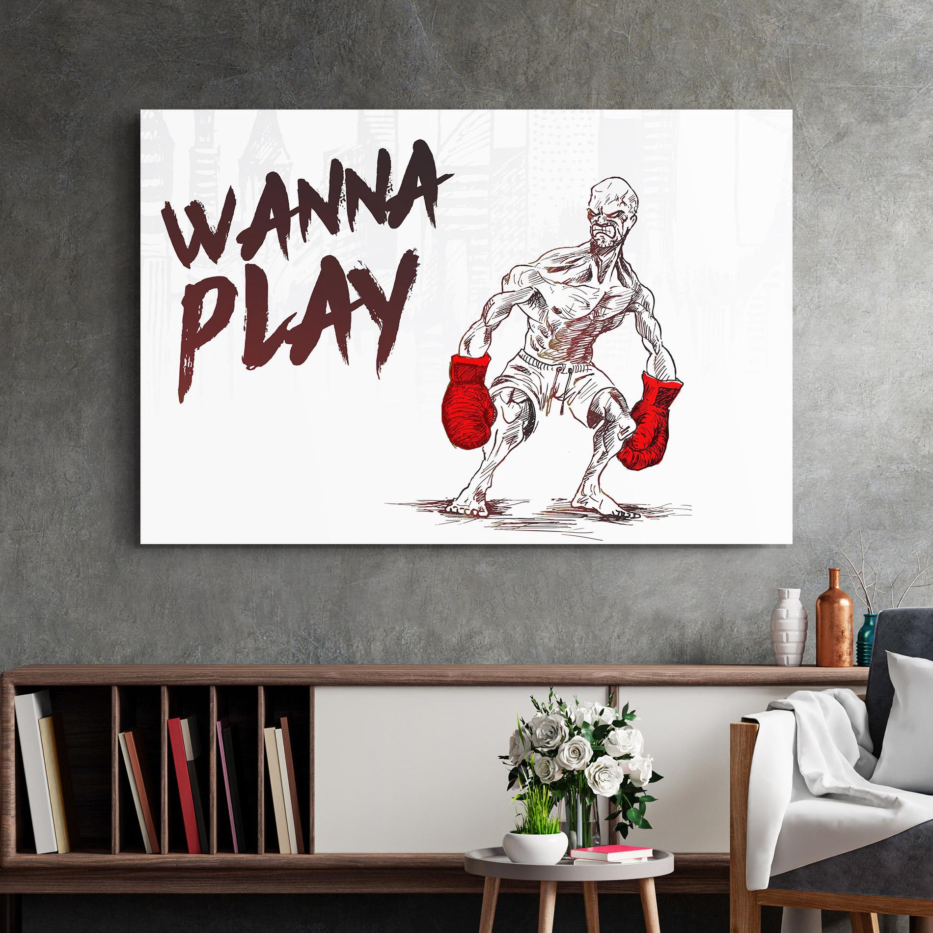 Glasbild Wanna Play Box mockup 2