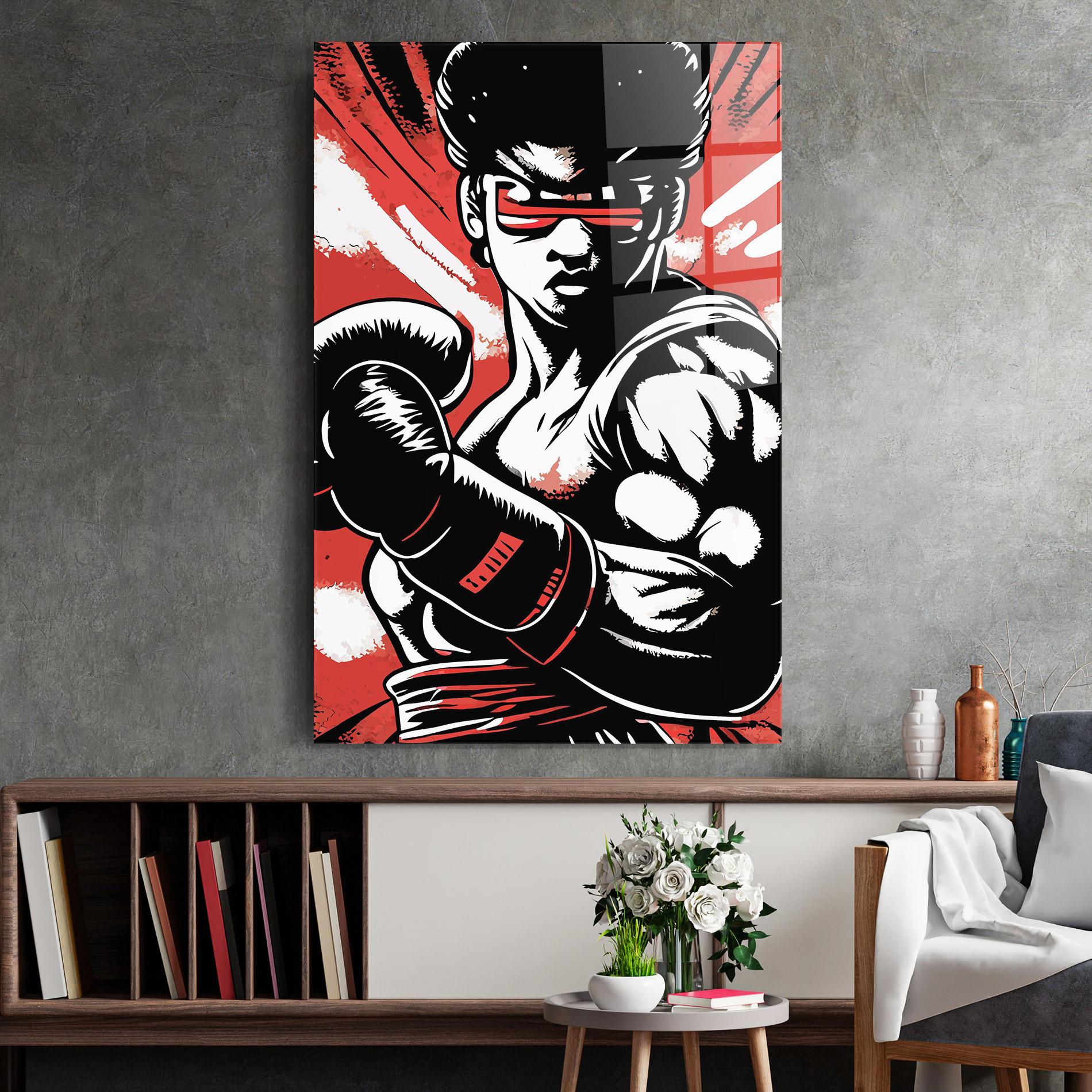 Glasbild Video Game Box mockup 2