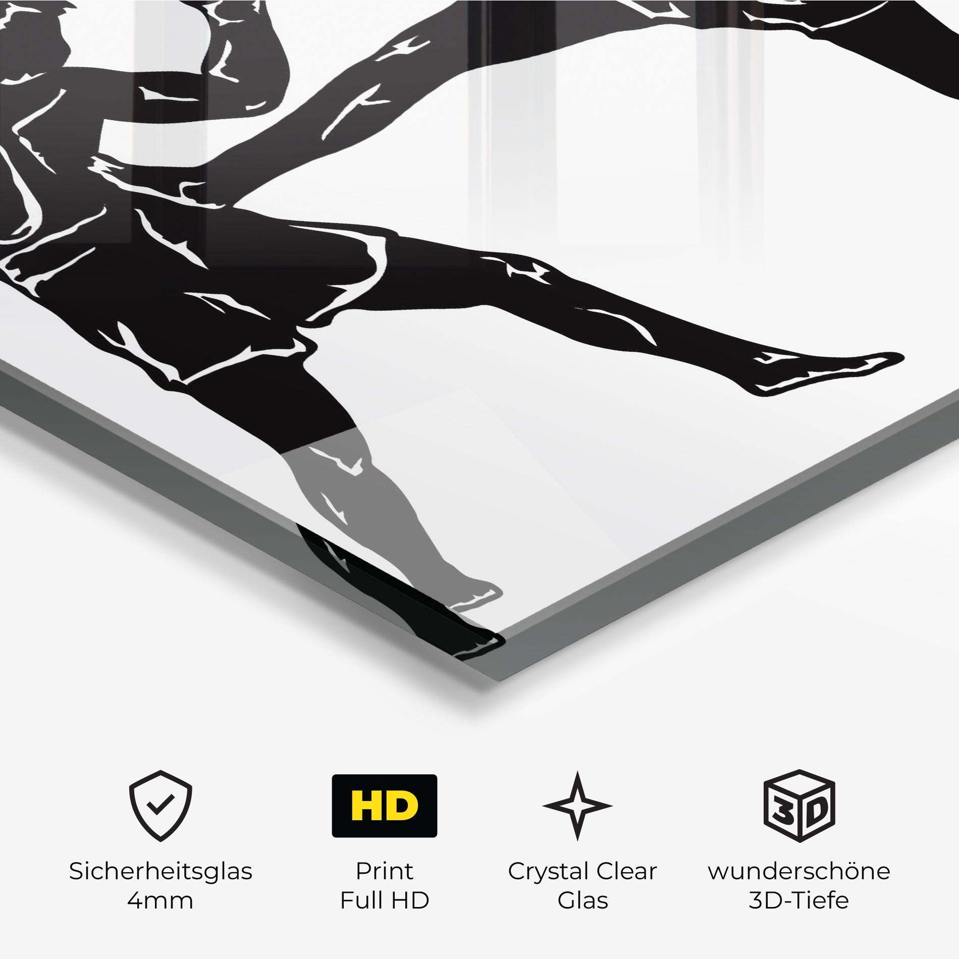 Glasbild Box Fight Move mockup 3