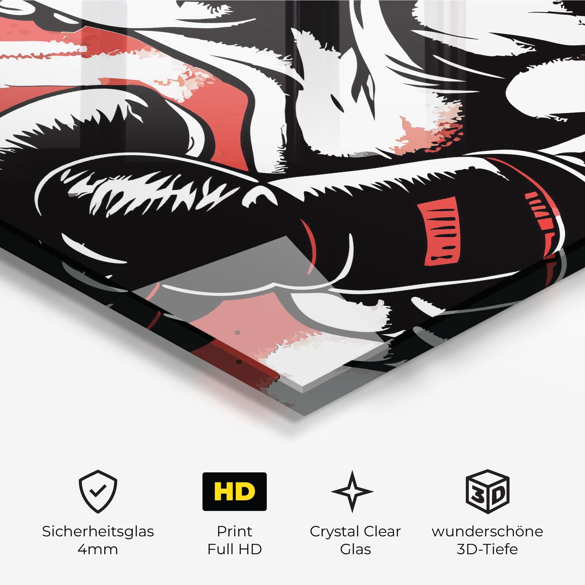 Glasbild Video Game Box mockup 3