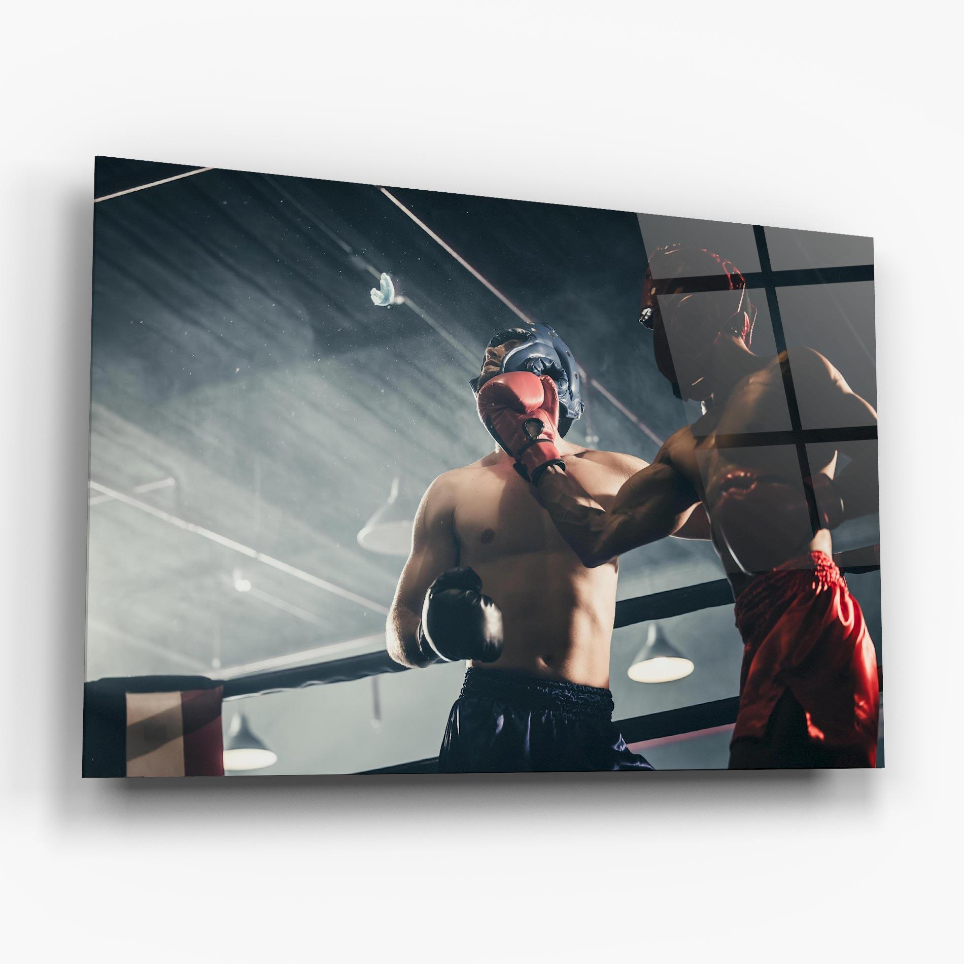 Glasbild Knockout King mockup 6