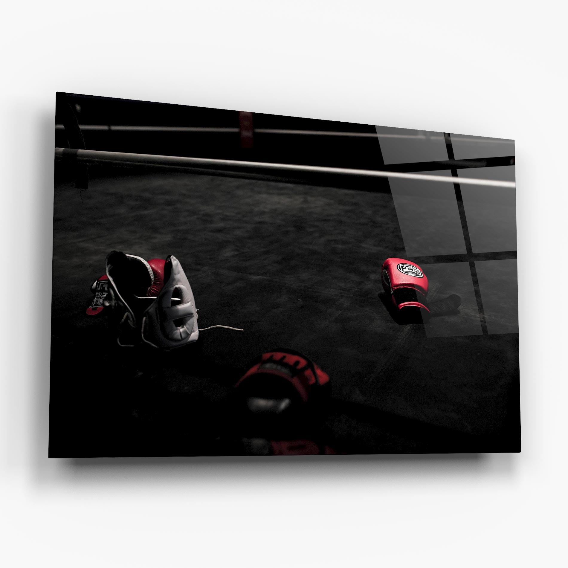 Glasbild Ring Gloves mockup 6