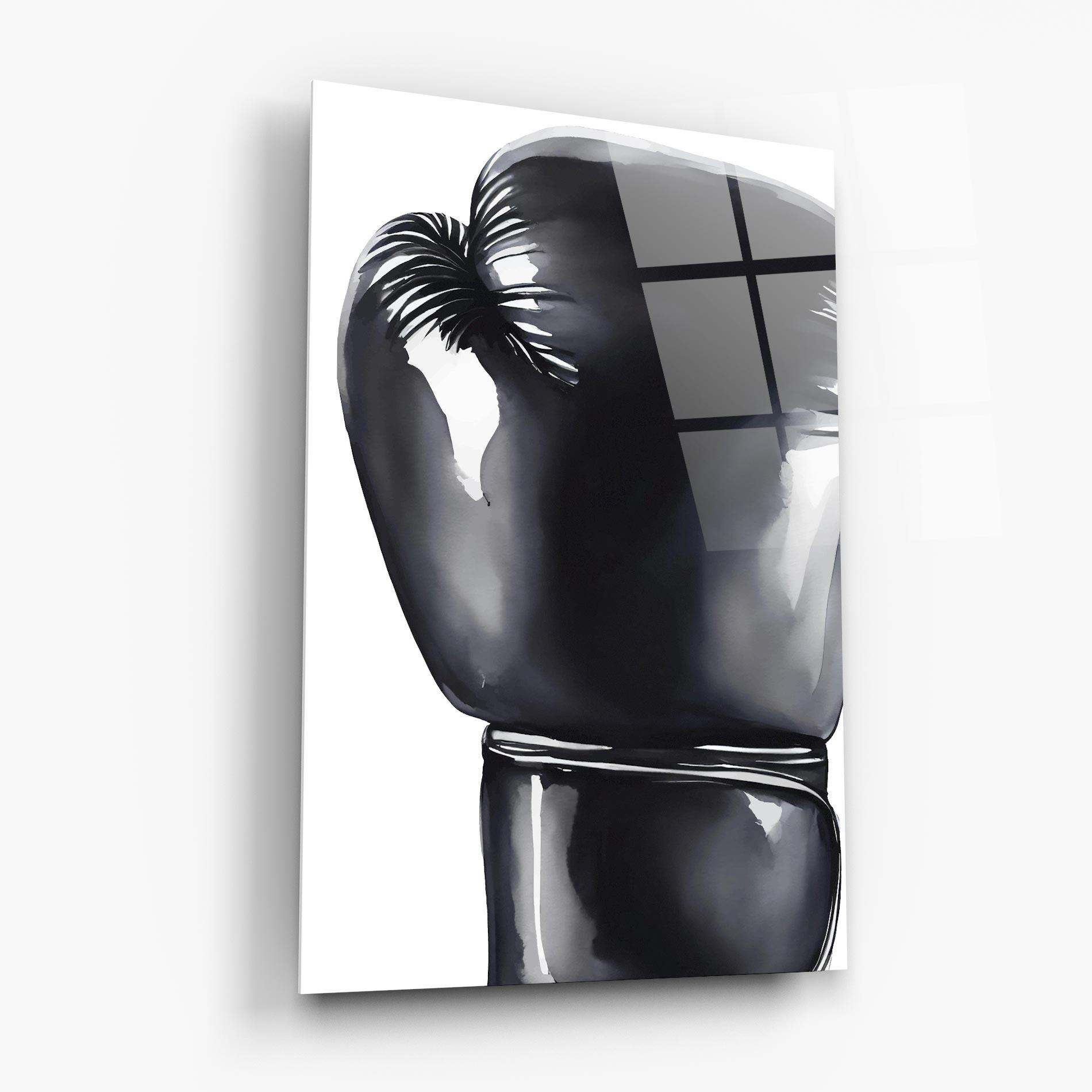 Glasbild Black Box Glove mockup 6