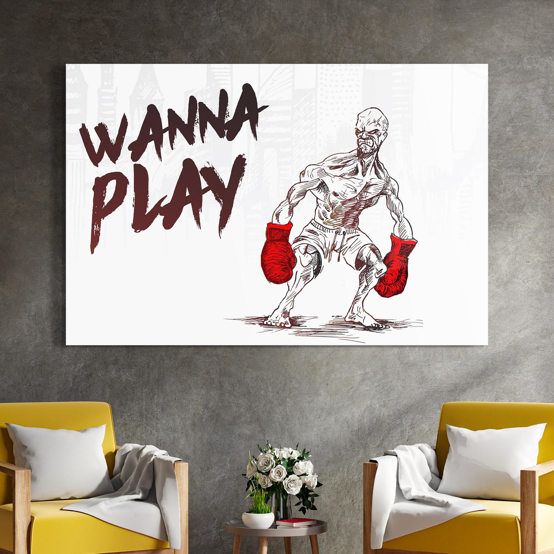 Glasbild Wanna Play Box mockup 4