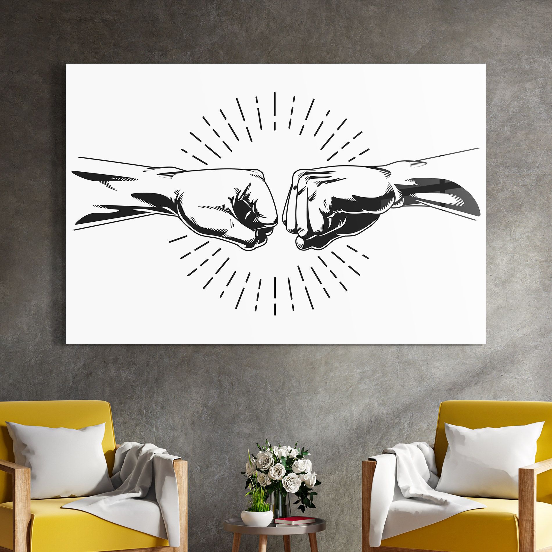 White Handshake Box mockup 4