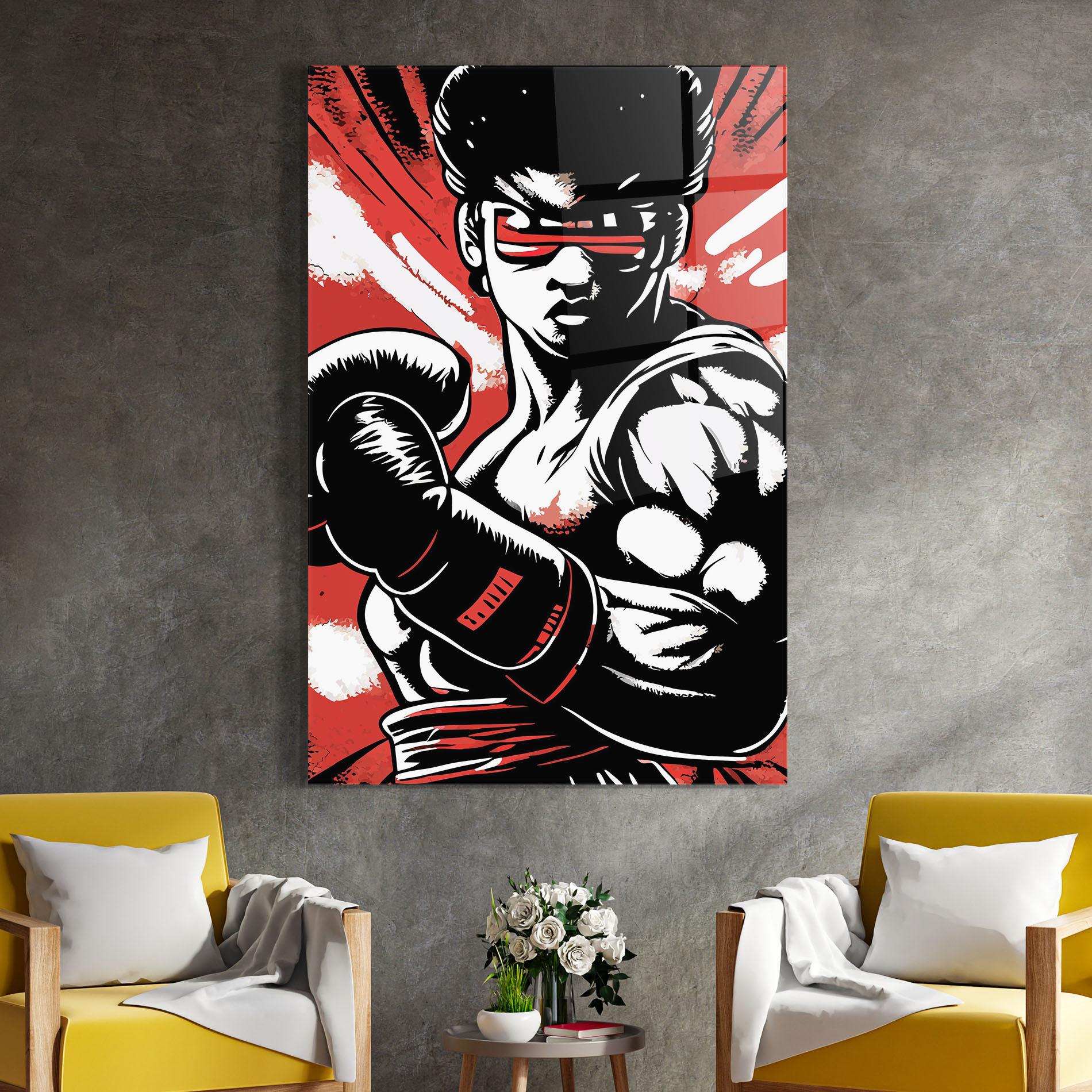 Glasbild Video Game Box mockup 4