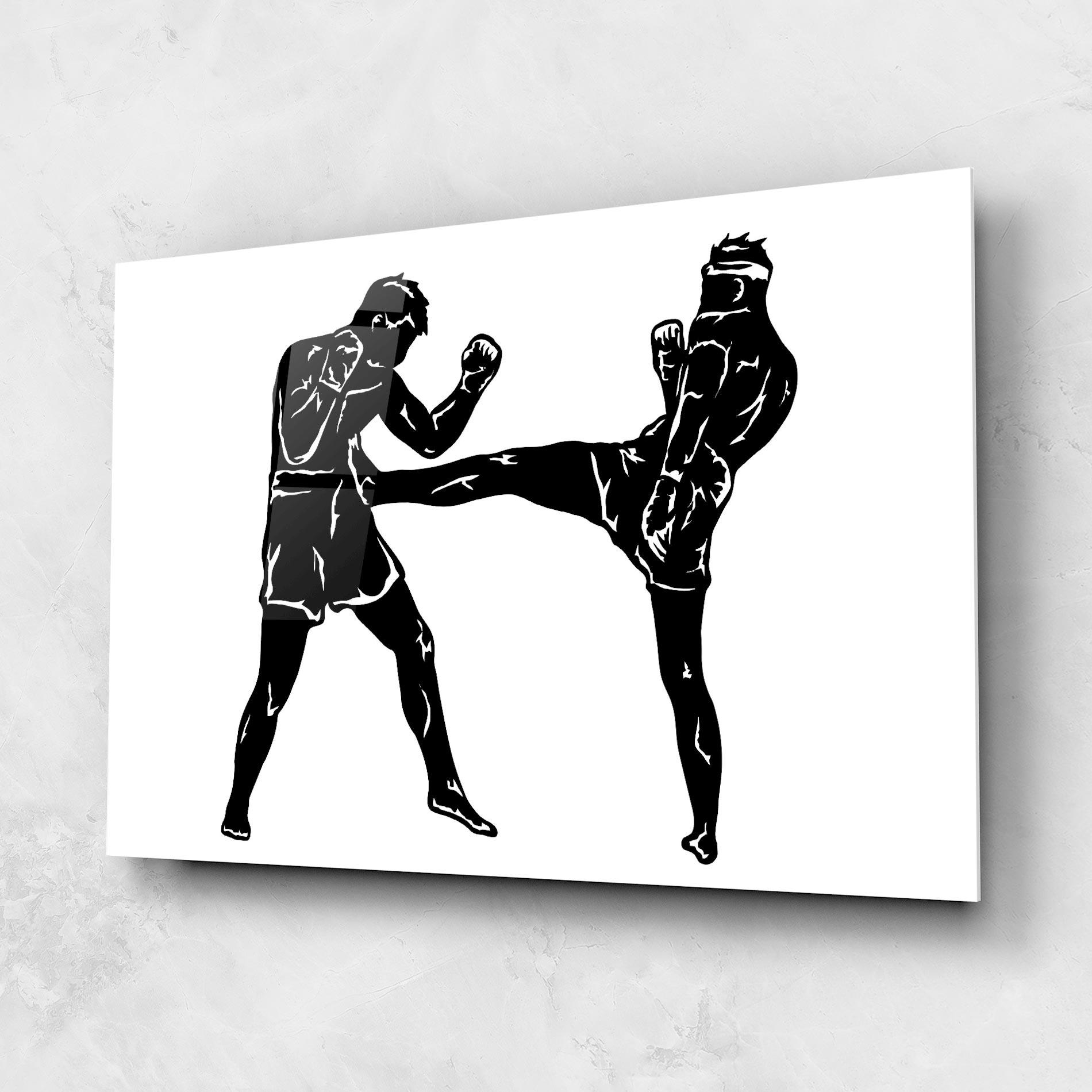 Glasbild Box Fight Move mockup 1
