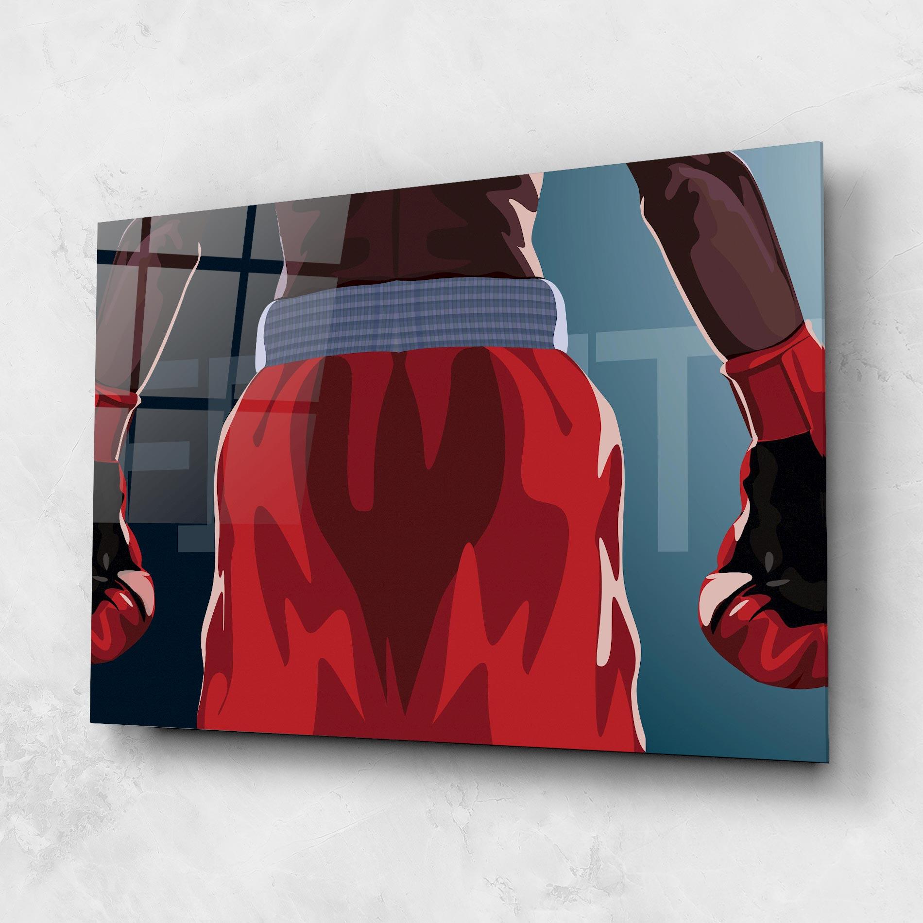 Glasbild Fight Box mockup 1