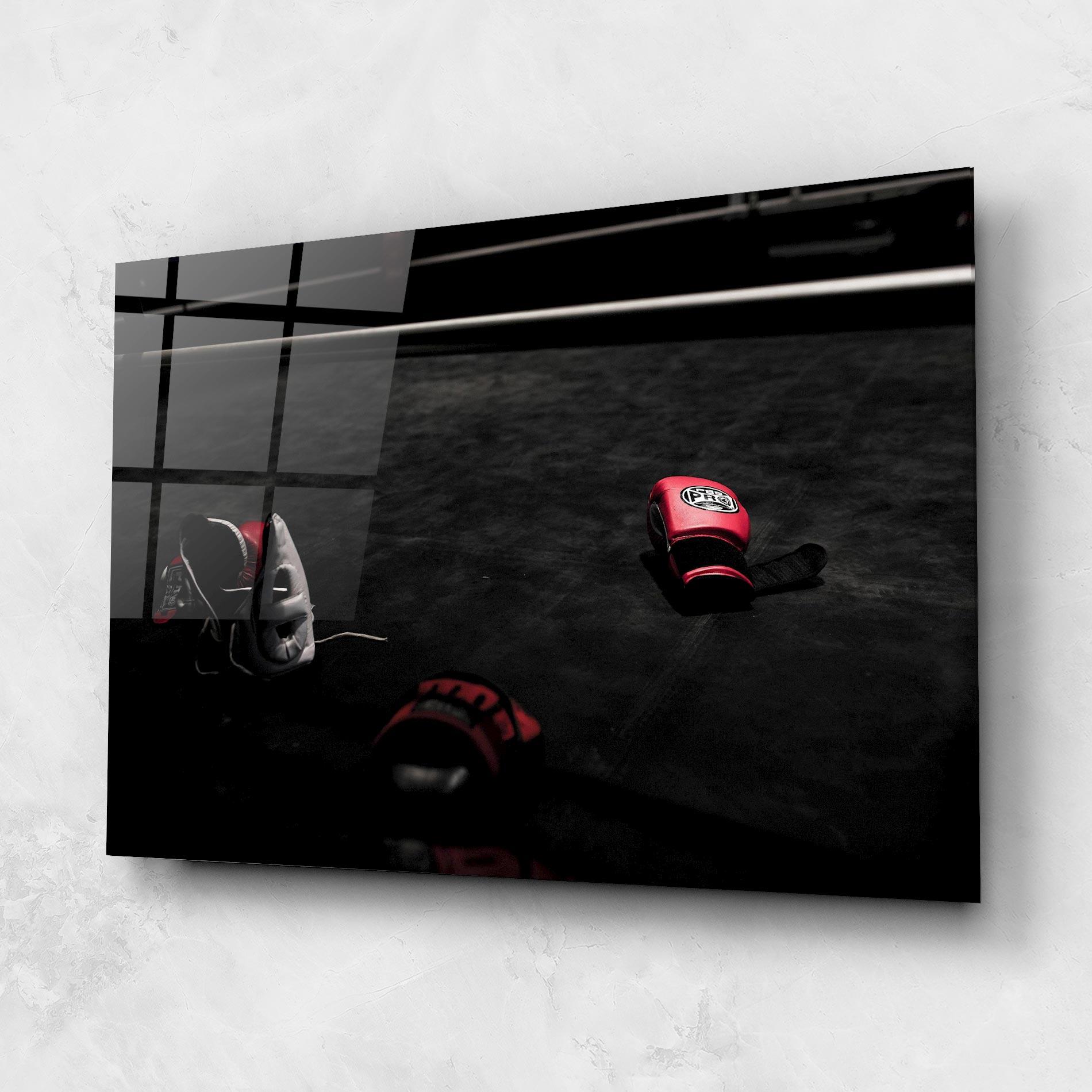 Glasbild Ring Gloves mockup 1