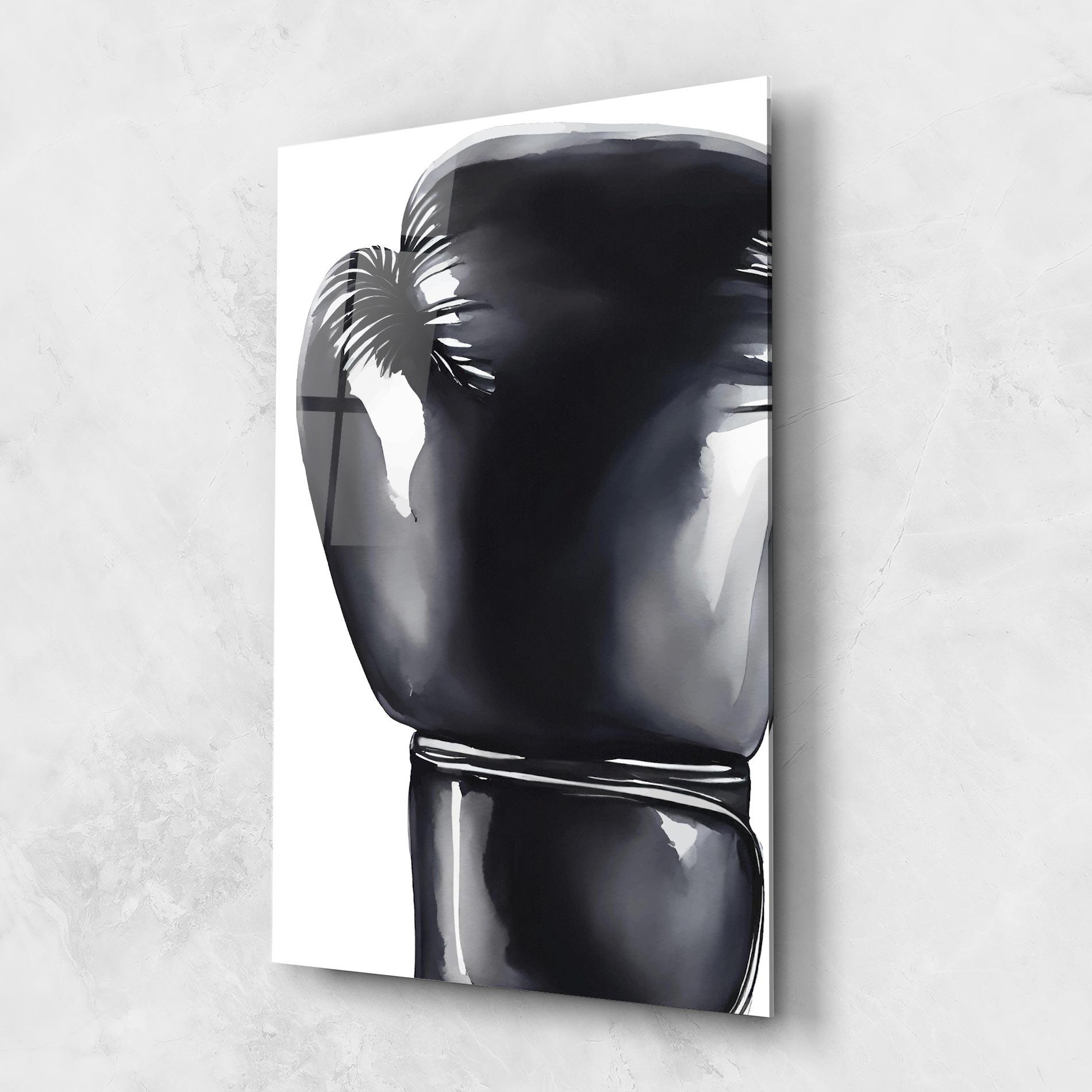 Glasbild Black Box Glove mockup 1