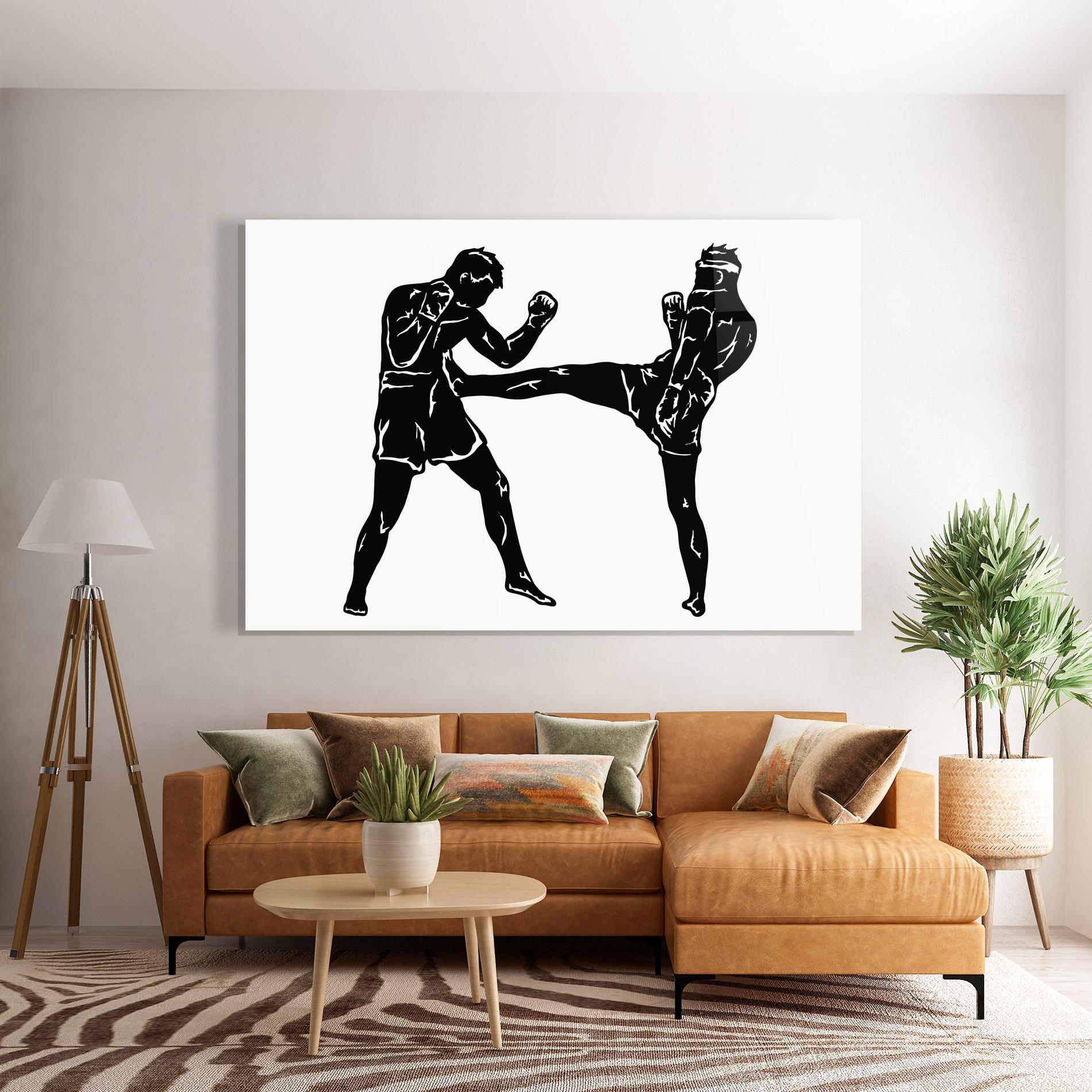 Glasbild Box Fight Move mockup 7