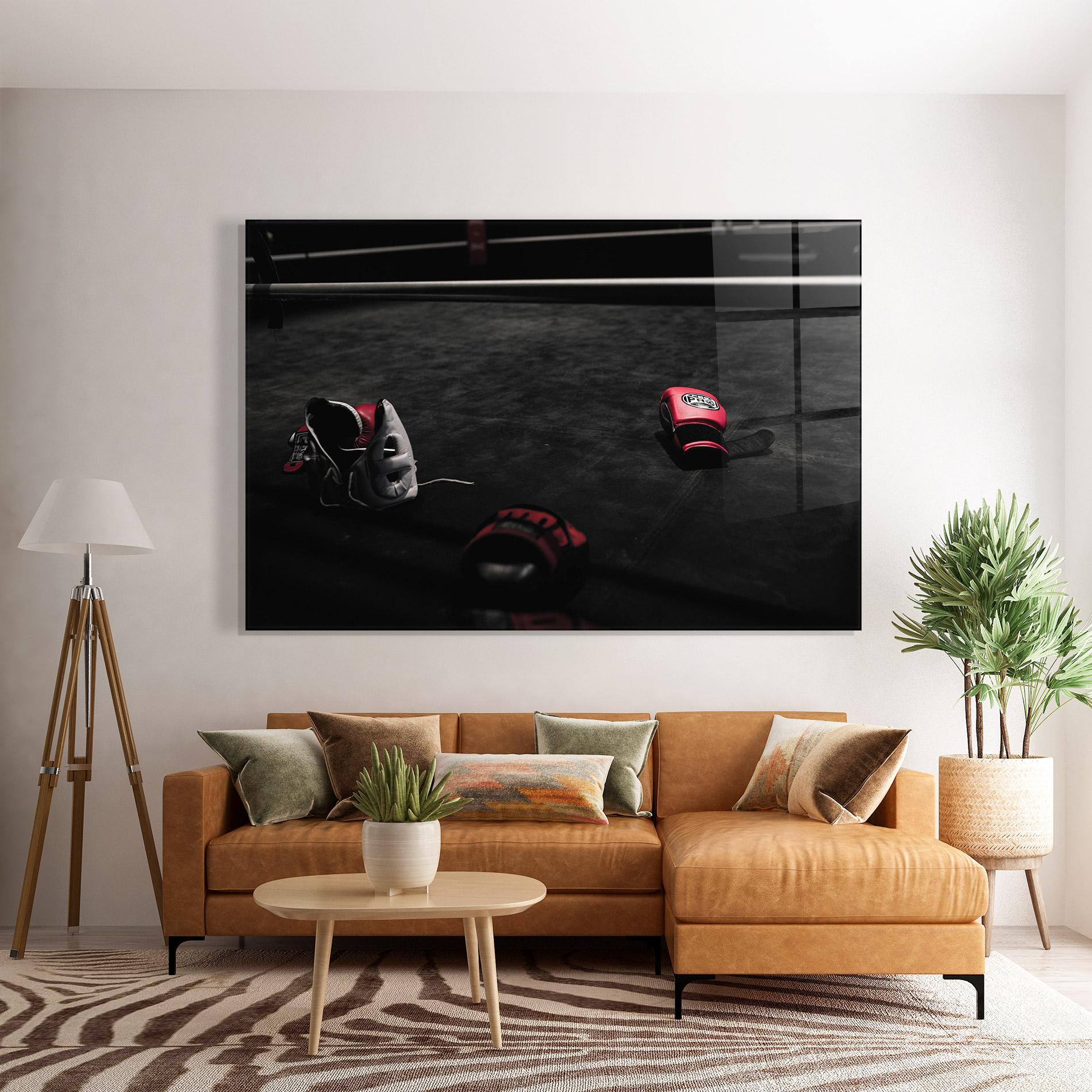 Glasbild Ring Gloves mockup 7