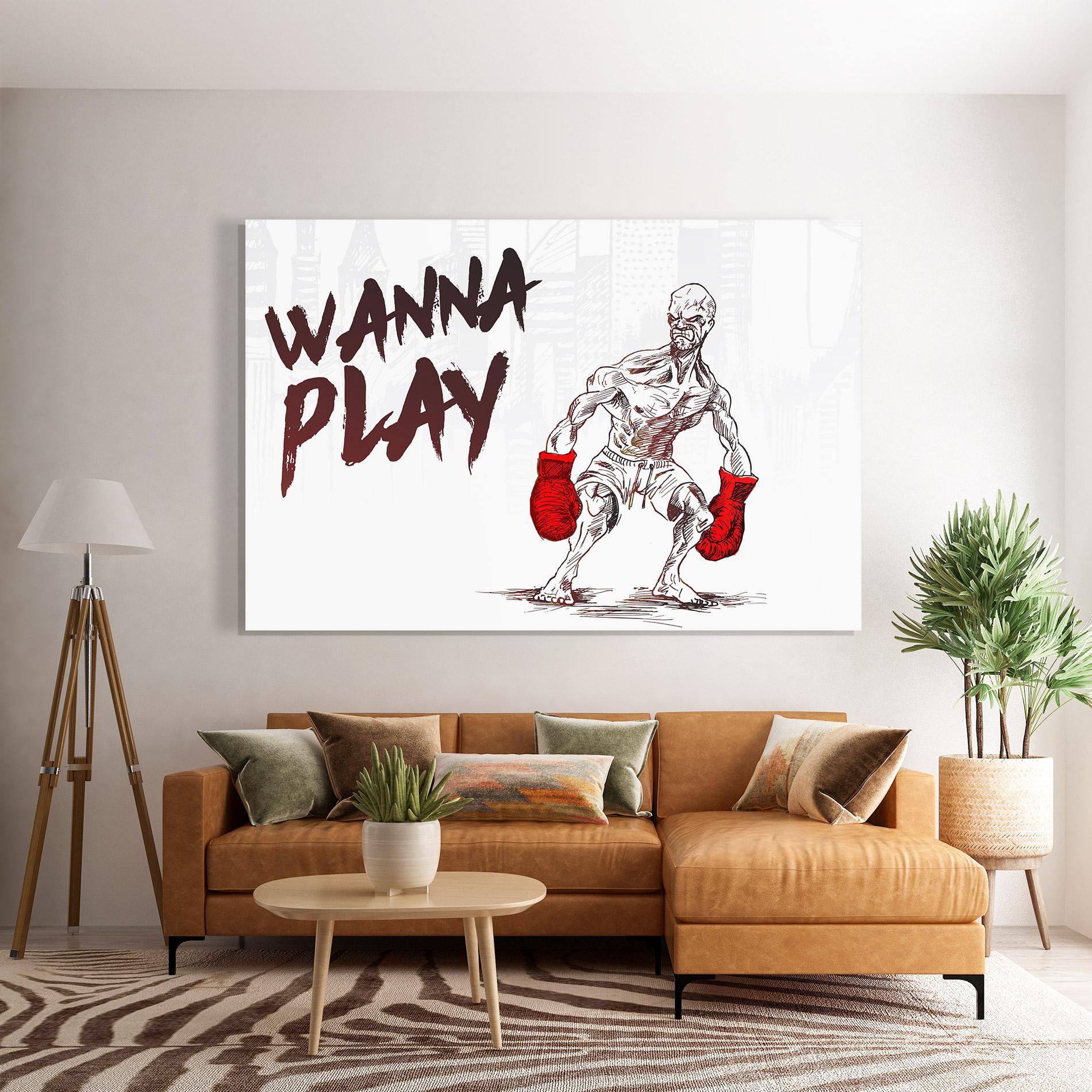 Glasbild Wanna Play Box mockup 7