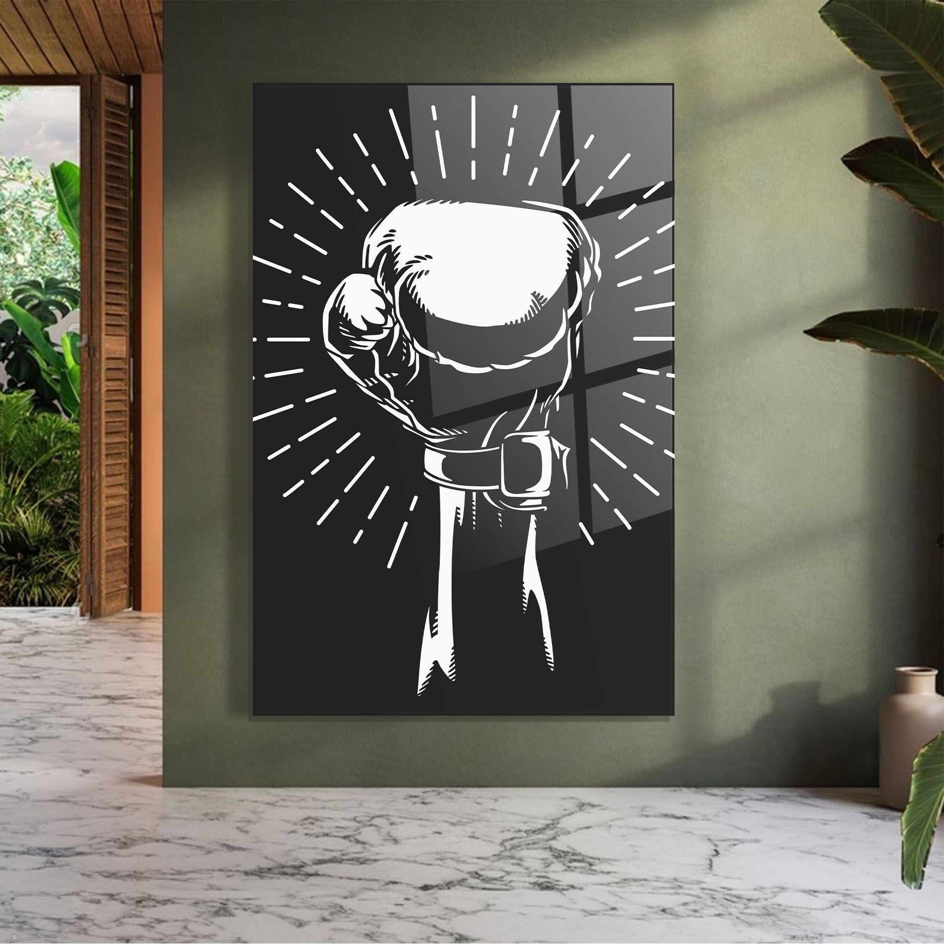 Grey Hand Boxing mockup 7