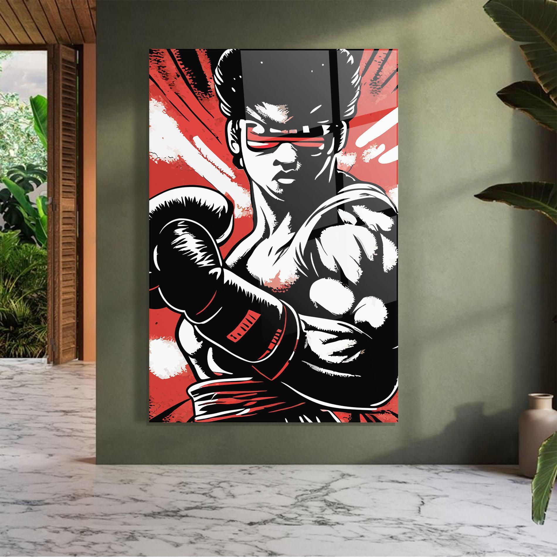 Glasbild Video Game Box mockup 7