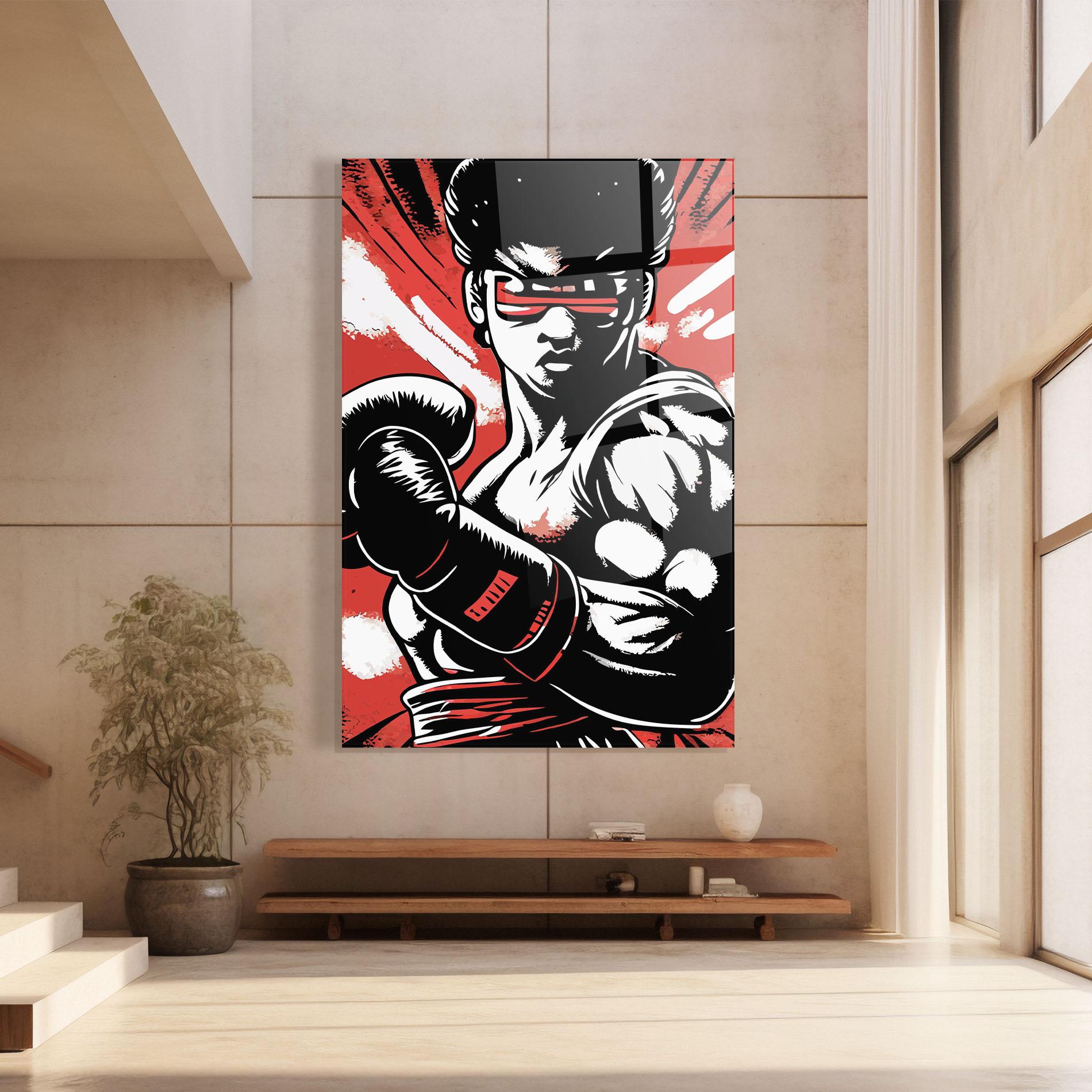 Glasbild Video Game Box mockup 8