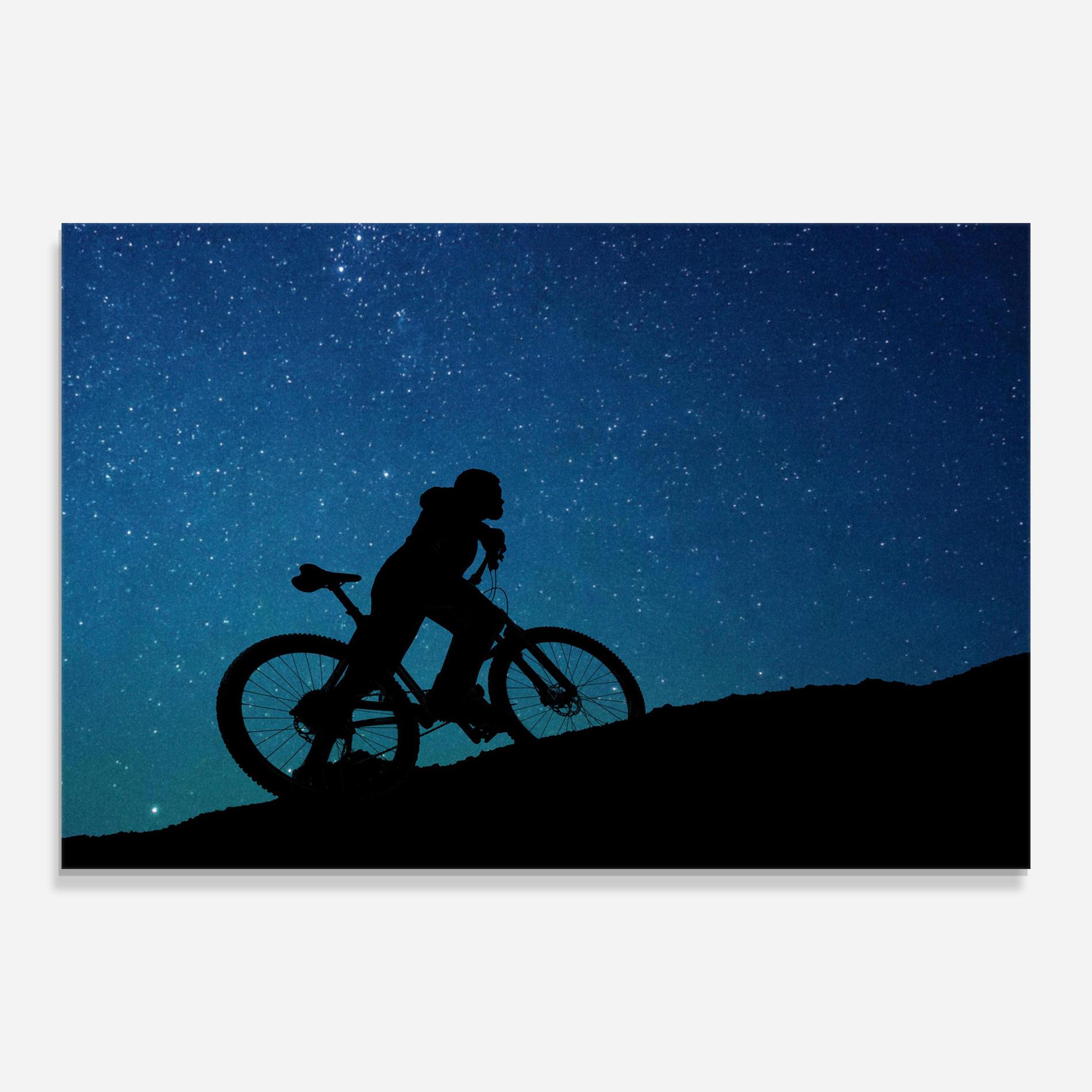 Glasbild Bike Blast mockup 0