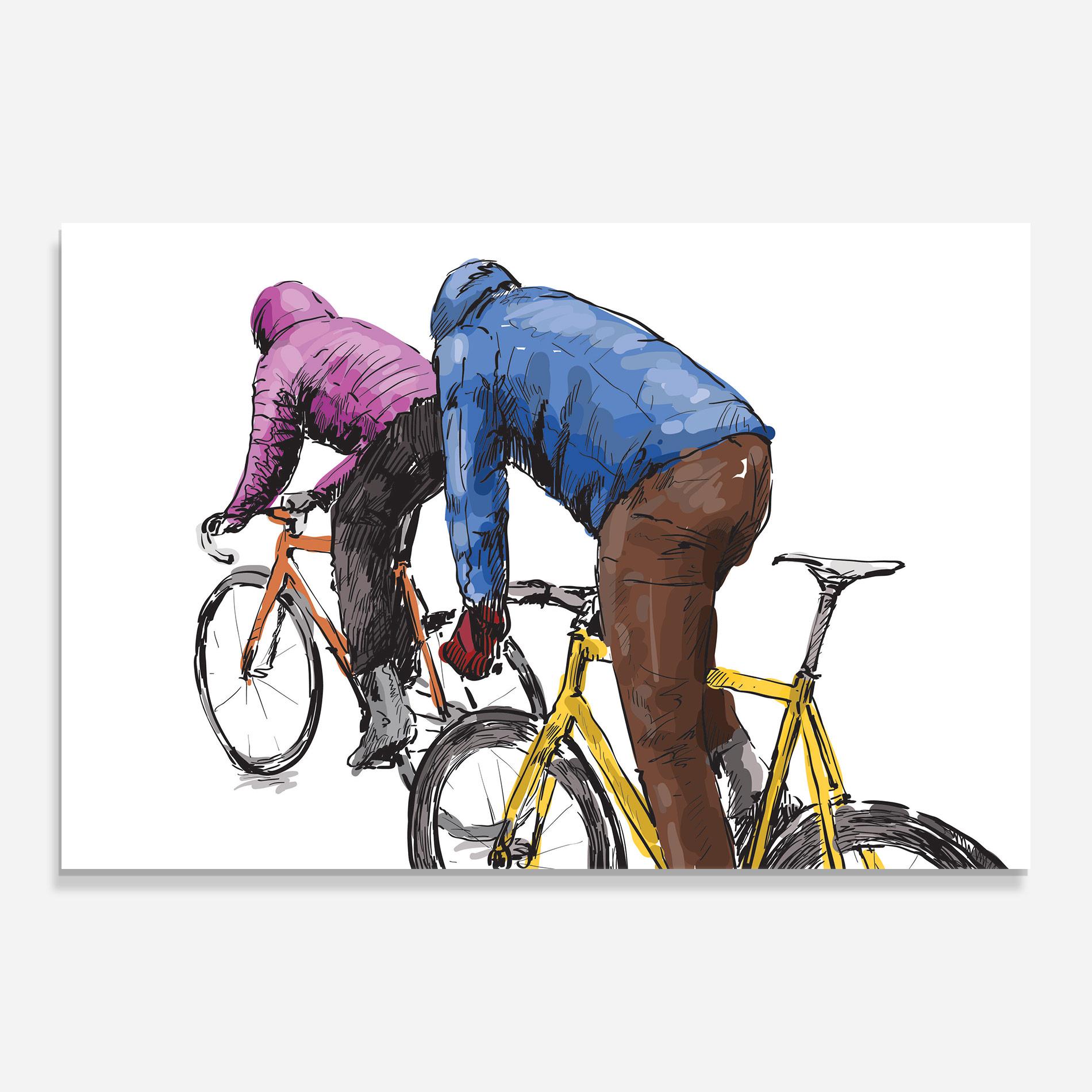Glasbild Bike Trip mockup 0