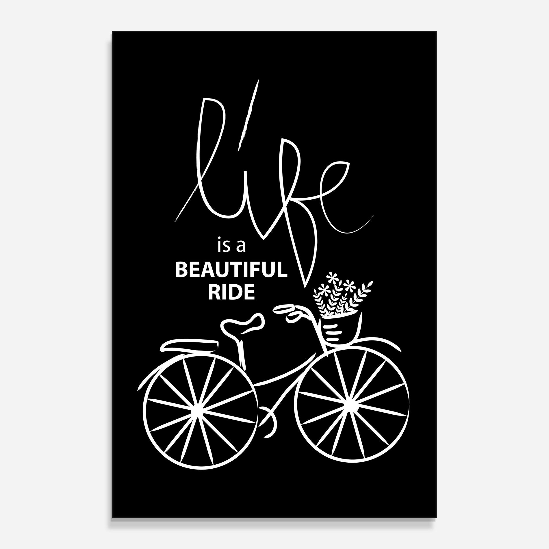 Glasbild Beautiful Ride mockup 0