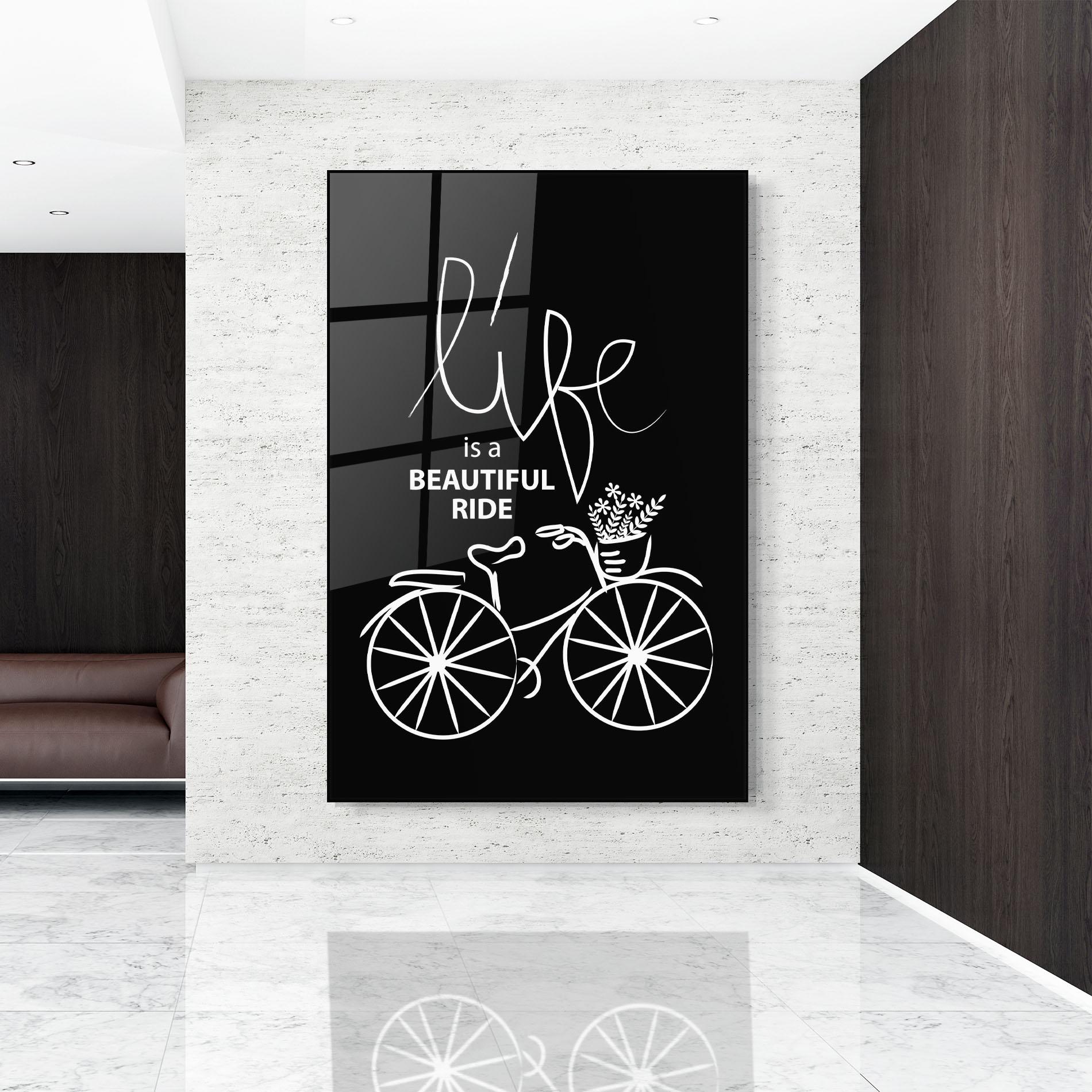 Glasbild Beautiful Ride mockup 9