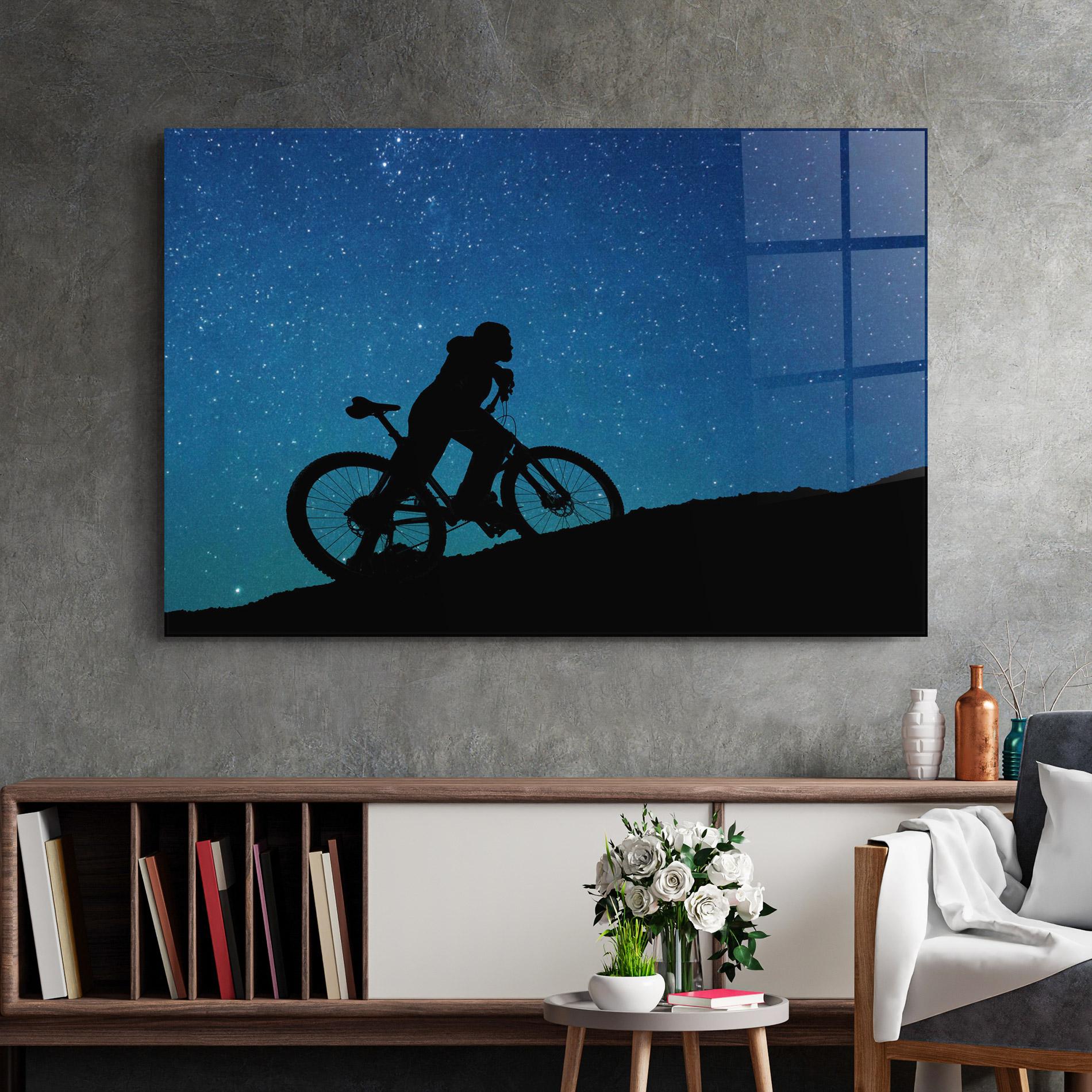 Glasbild Bike Blast mockup 2