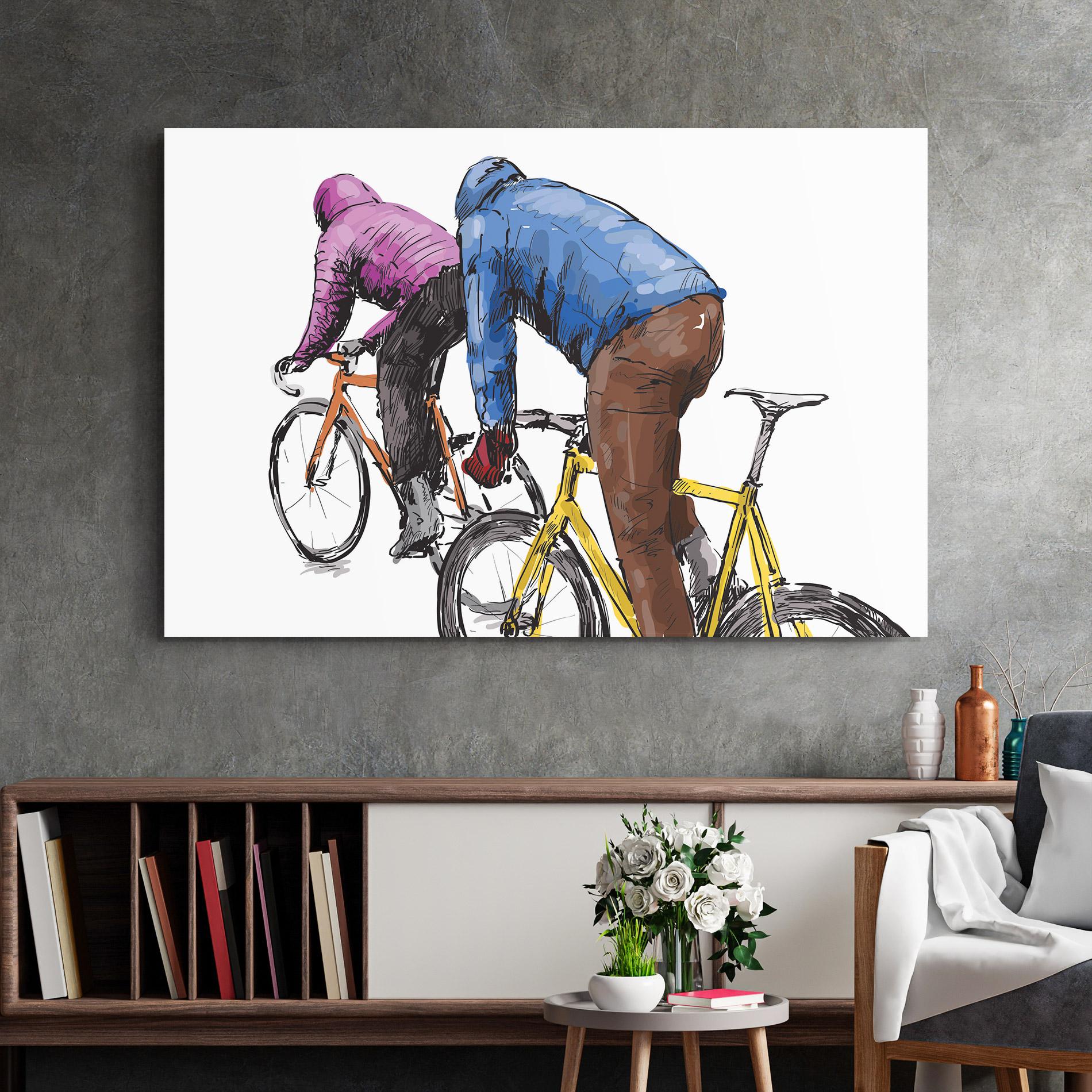 Glasbild Bike Trip mockup 2