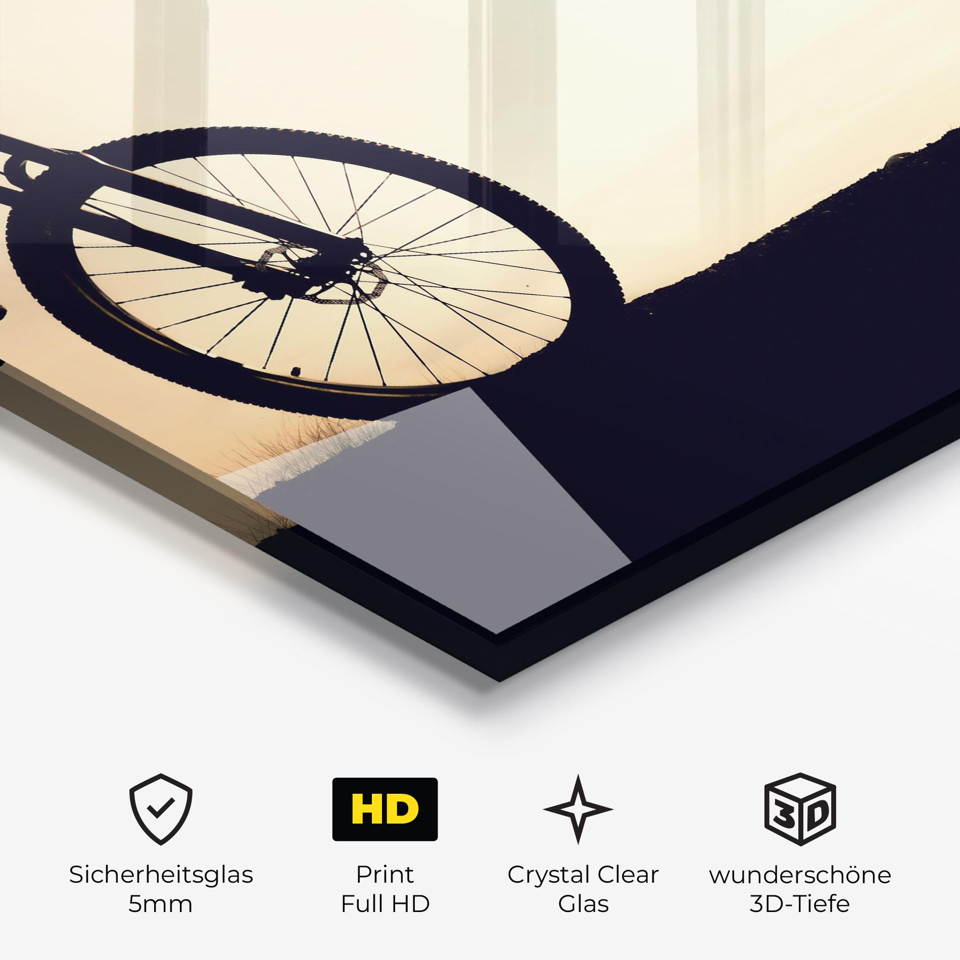 Glasbild Cream Sky Mtb mockup 3