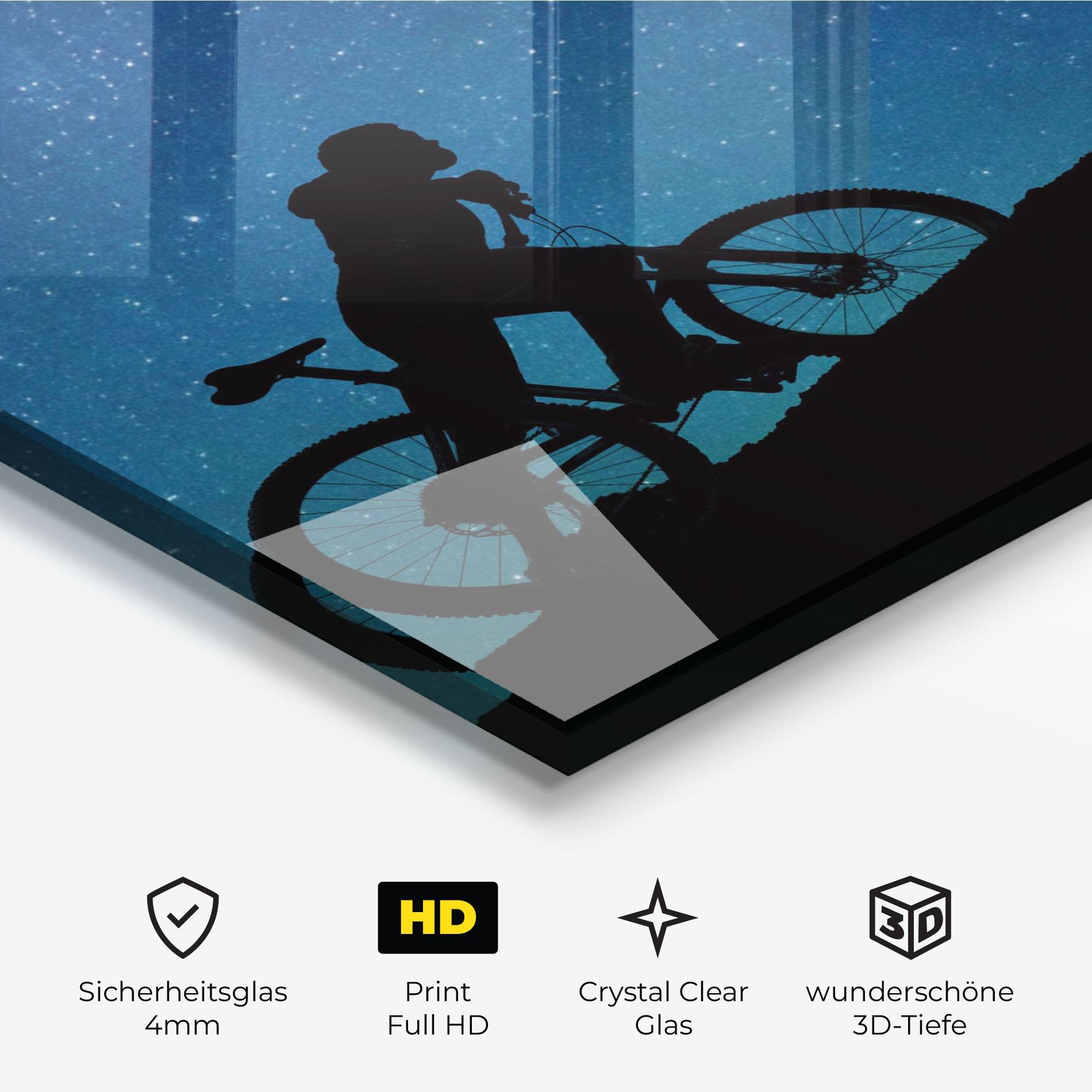 Glasbild Bike Blast mockup 3